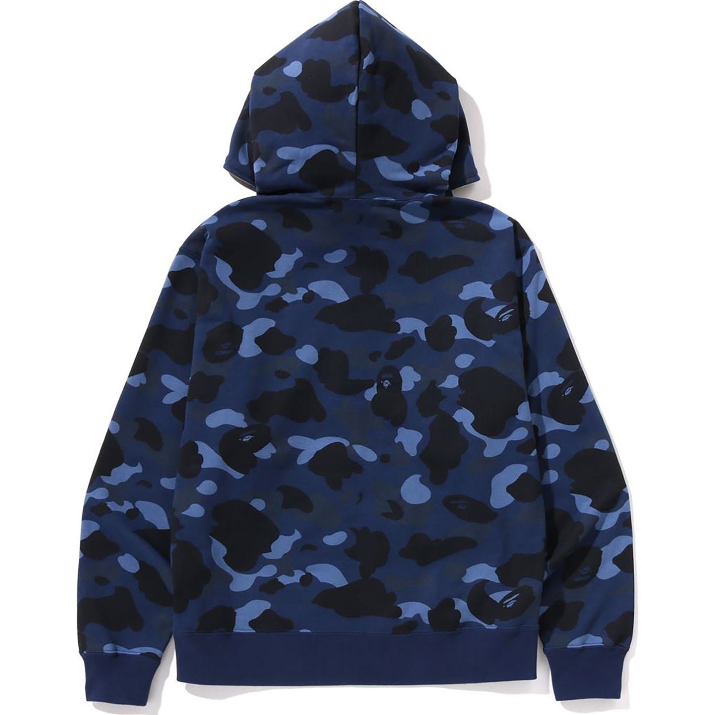 ONE POINT COLOR CAMO CROPPED FULL ZIP HOODIE MENS