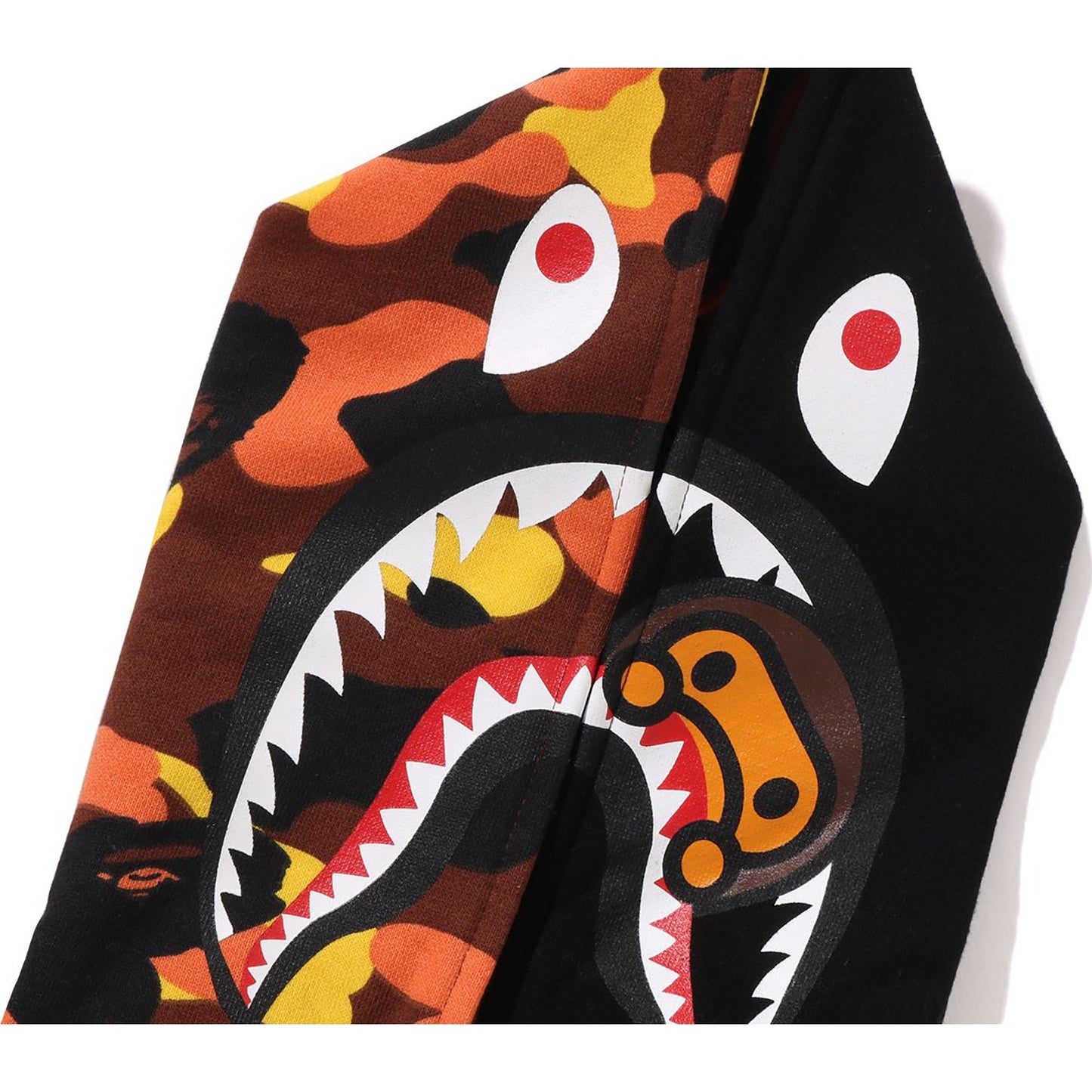 Sweat à capuche zippé camouflage Milo Shark pour enfants
