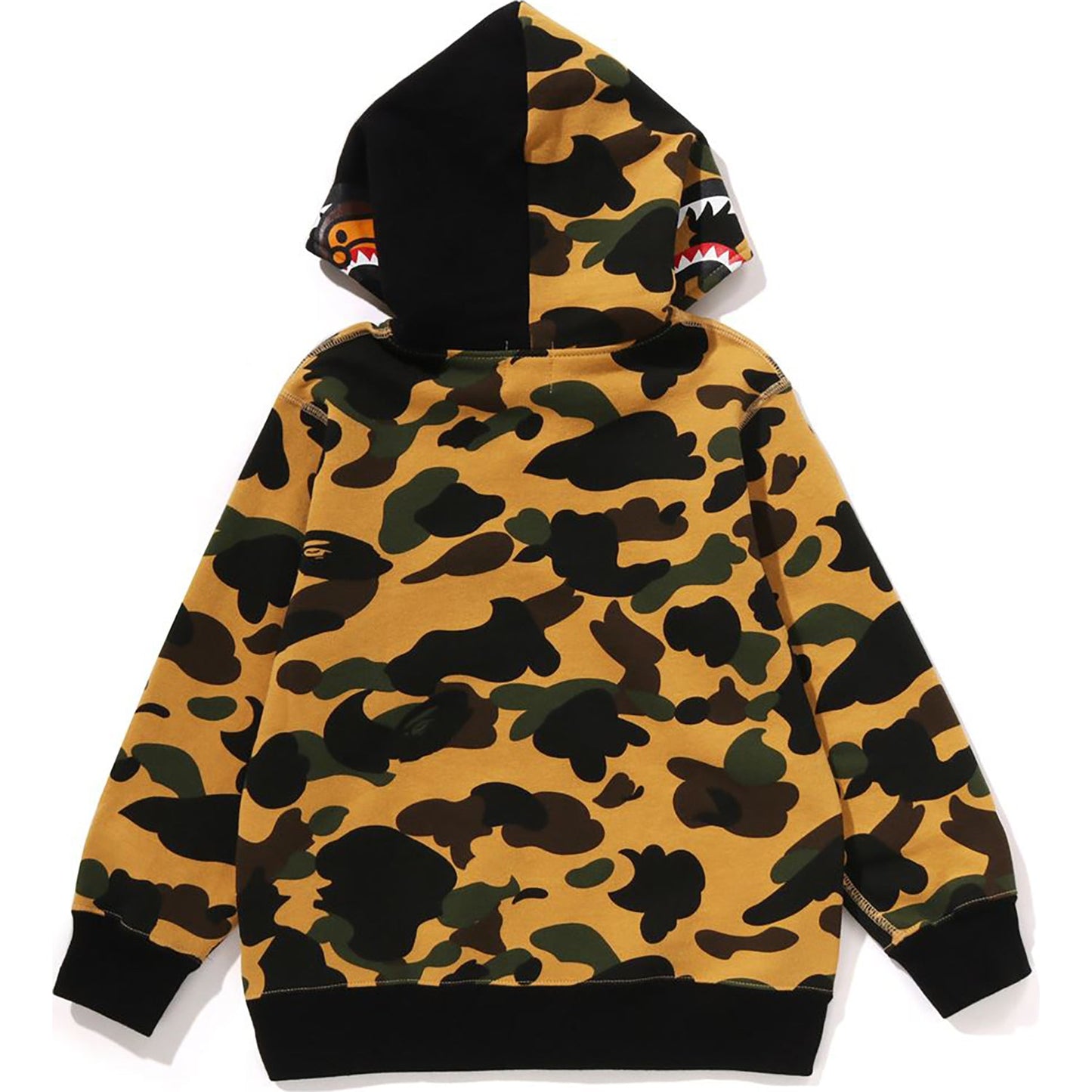 Sweat à capuche zippé camouflage Milo Shark pour enfants