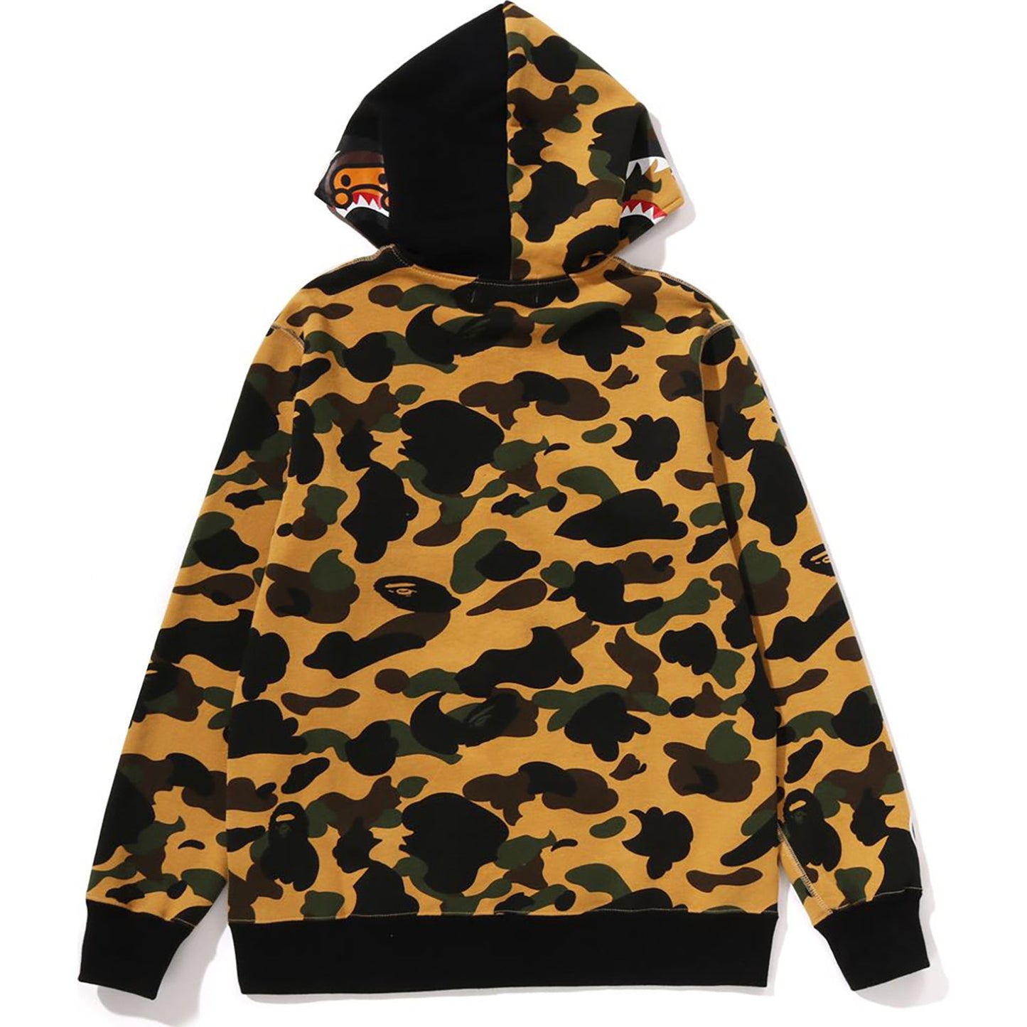 Sweat à capuche zippé camouflage Milo Shark pour enfants