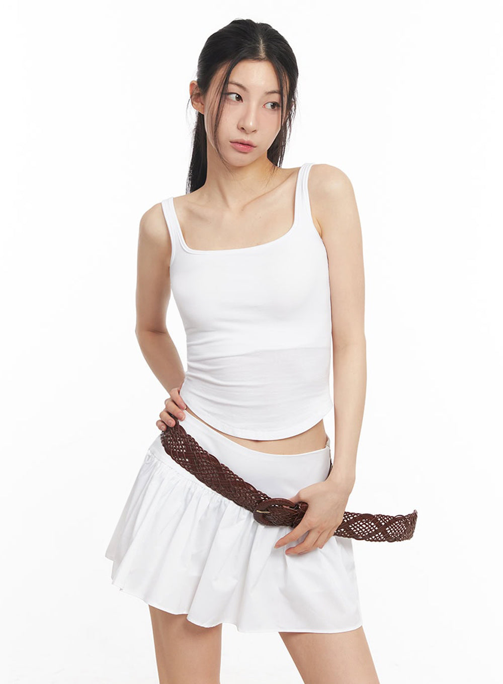 Faux Leather Waist Belt IU504