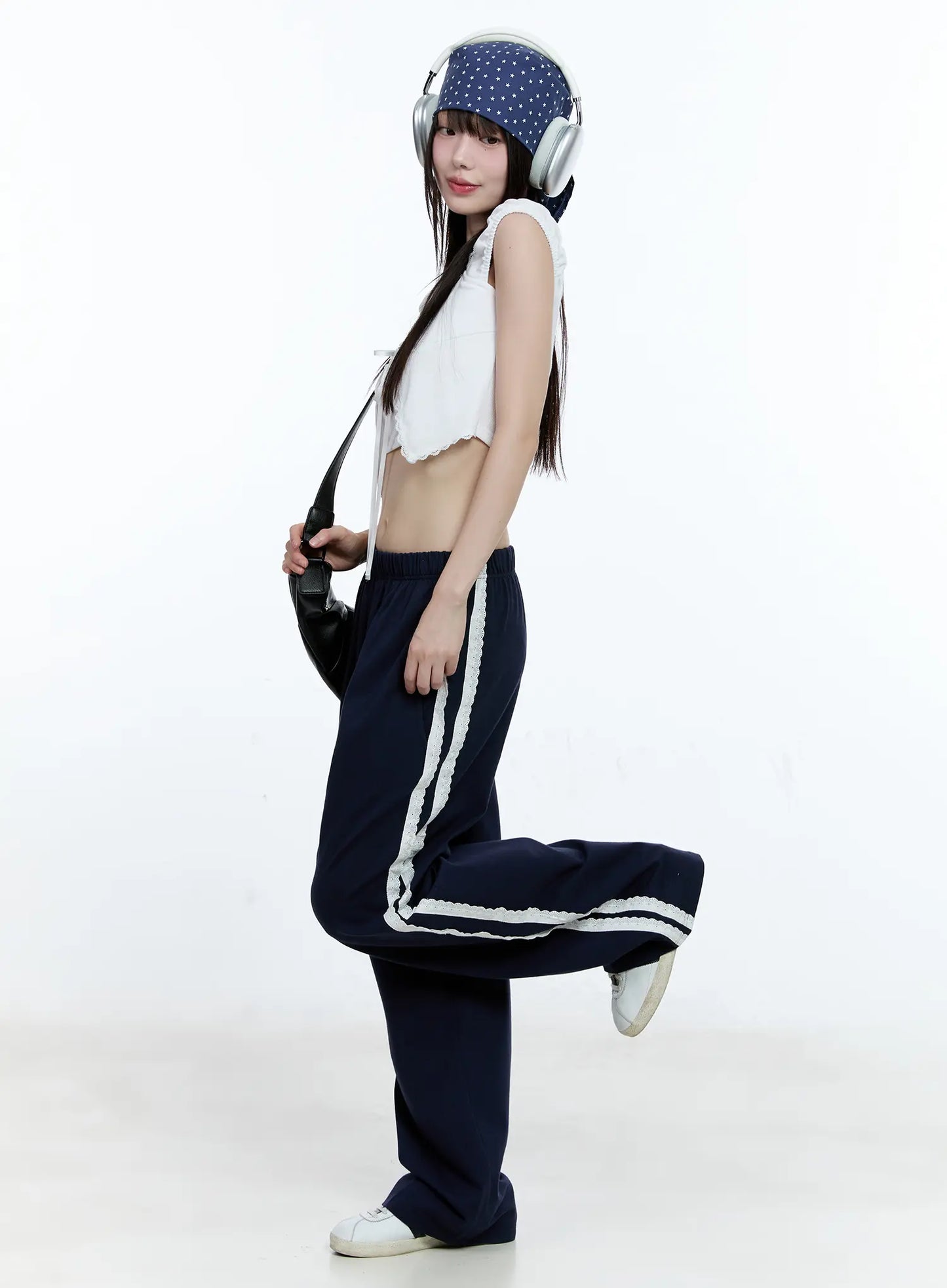Star Print Head Scarf CG507