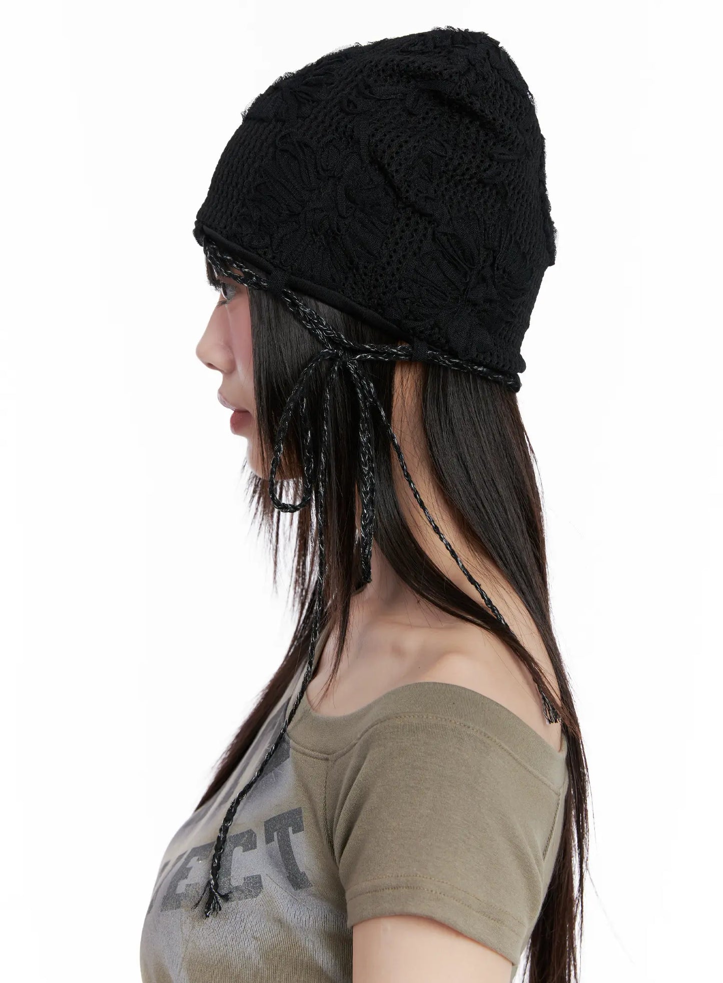 Floral Mesh Beanie CL514