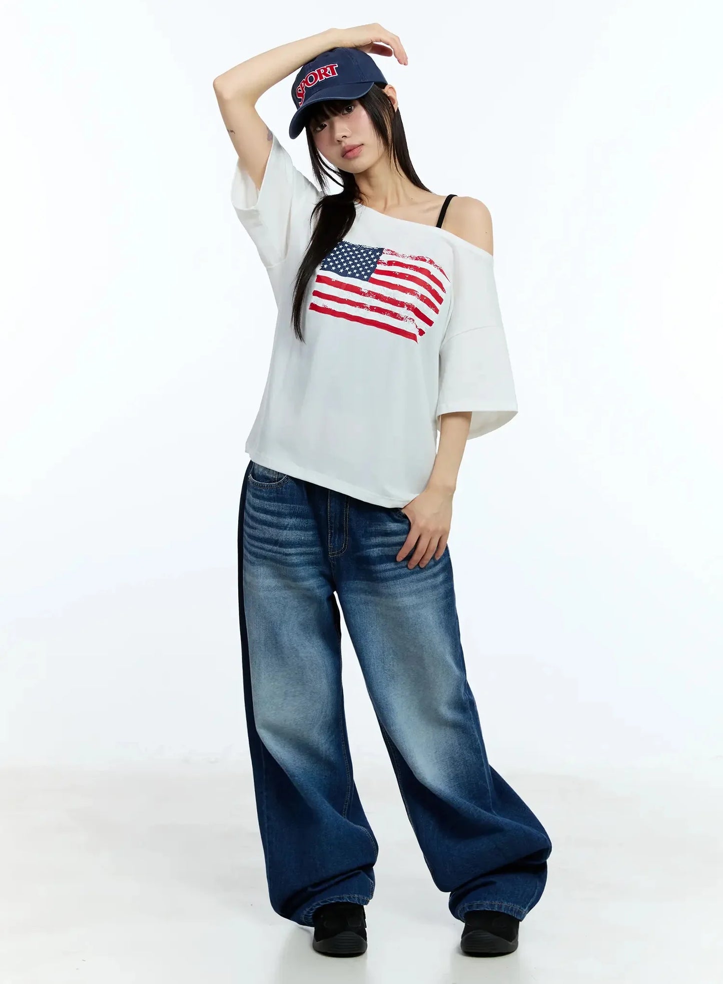 Washed Embroidered Hat IU525