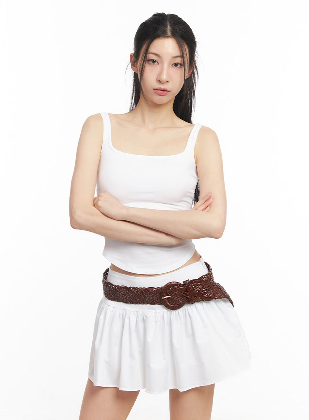 Faux Leather Waist Belt IU504