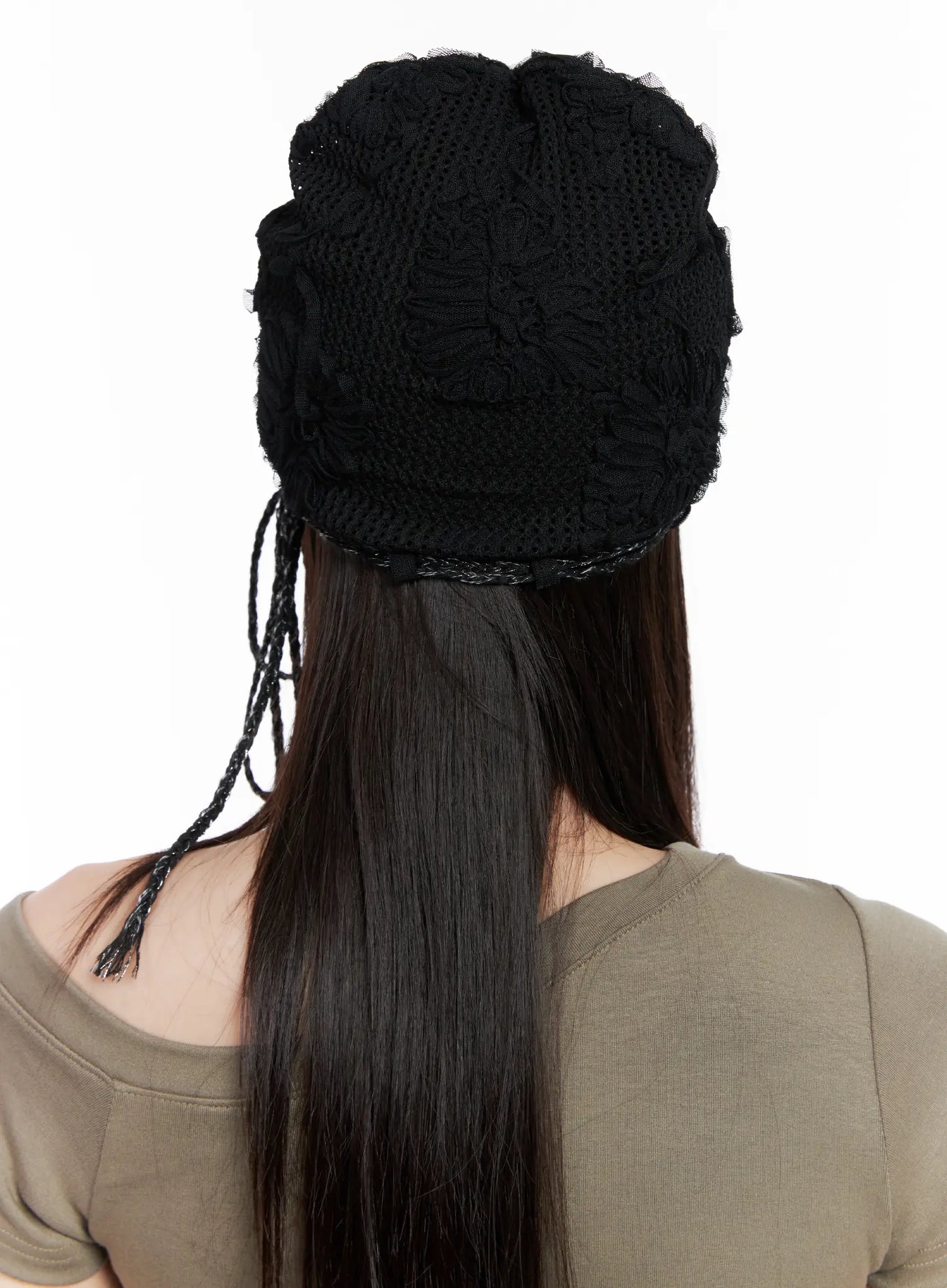 Floral Mesh Beanie CL514