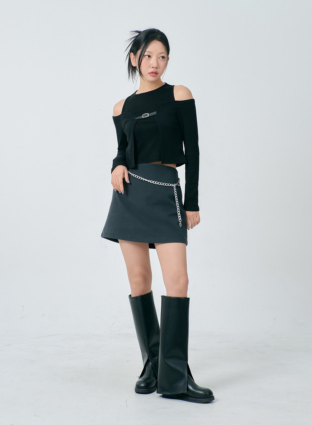 Heart And Padlock Chain Belt BD23