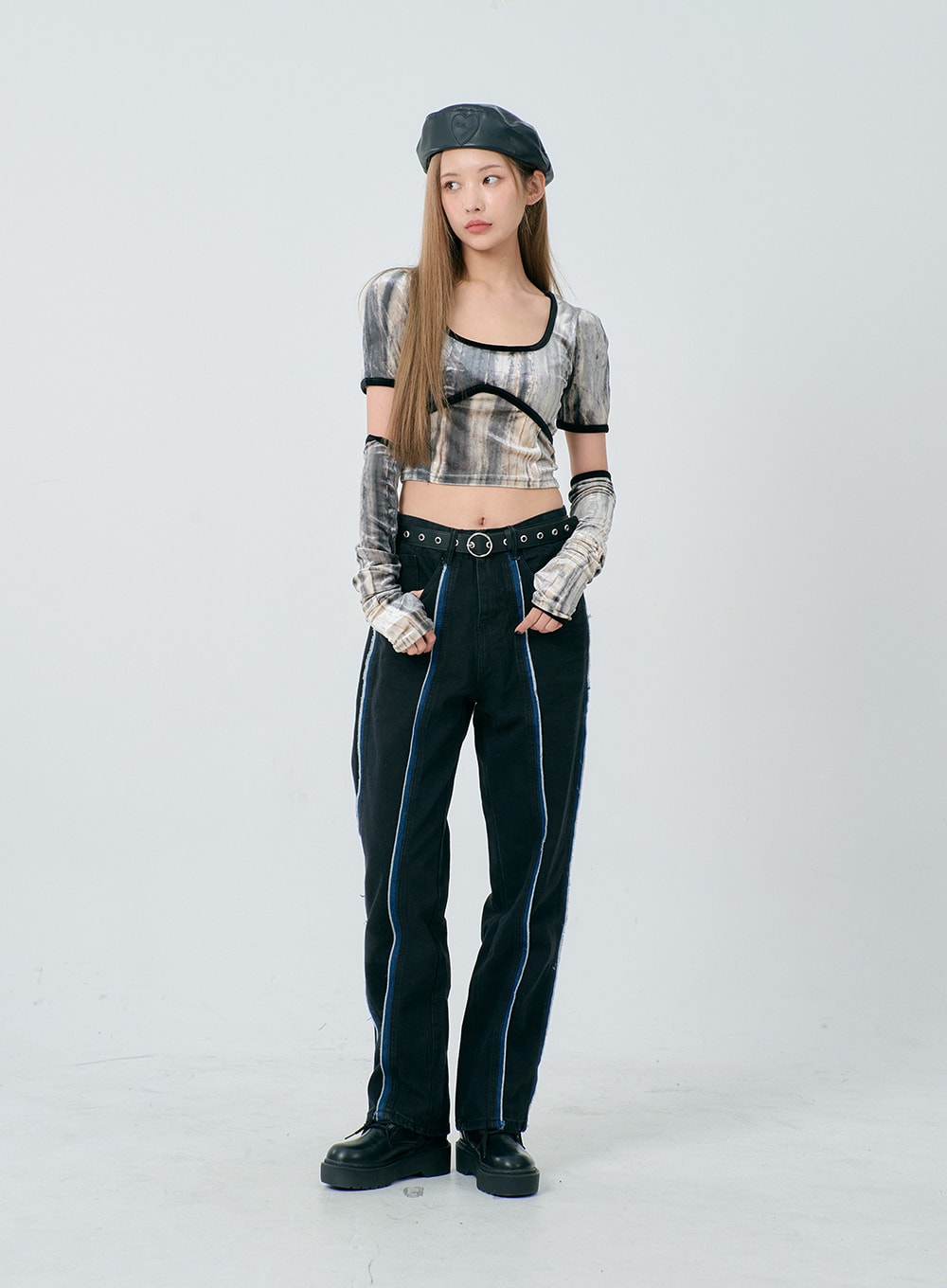Round Shape Buckle Belt BD23