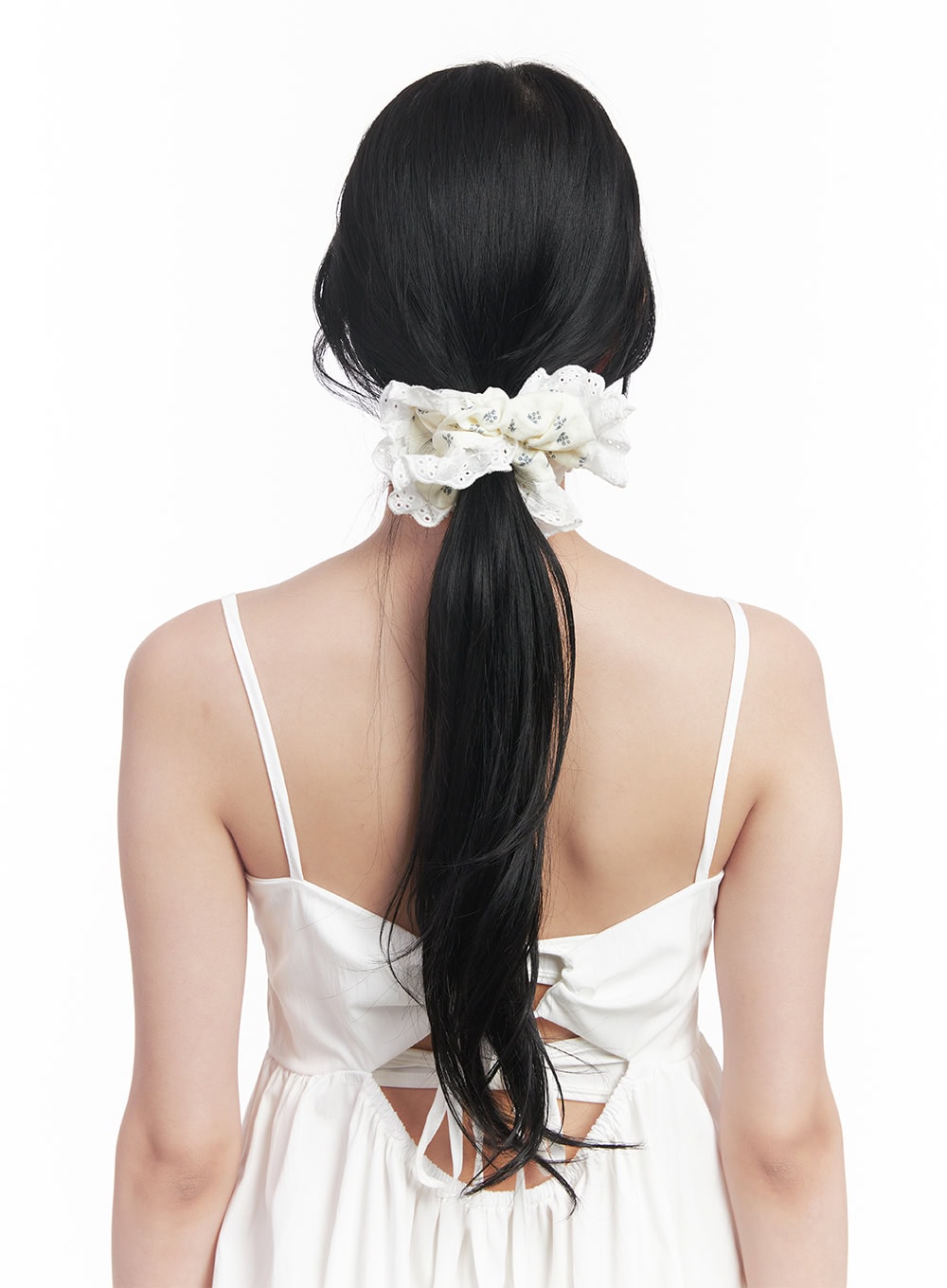 Lace Blossom Scrunchie Hair Tie CY526