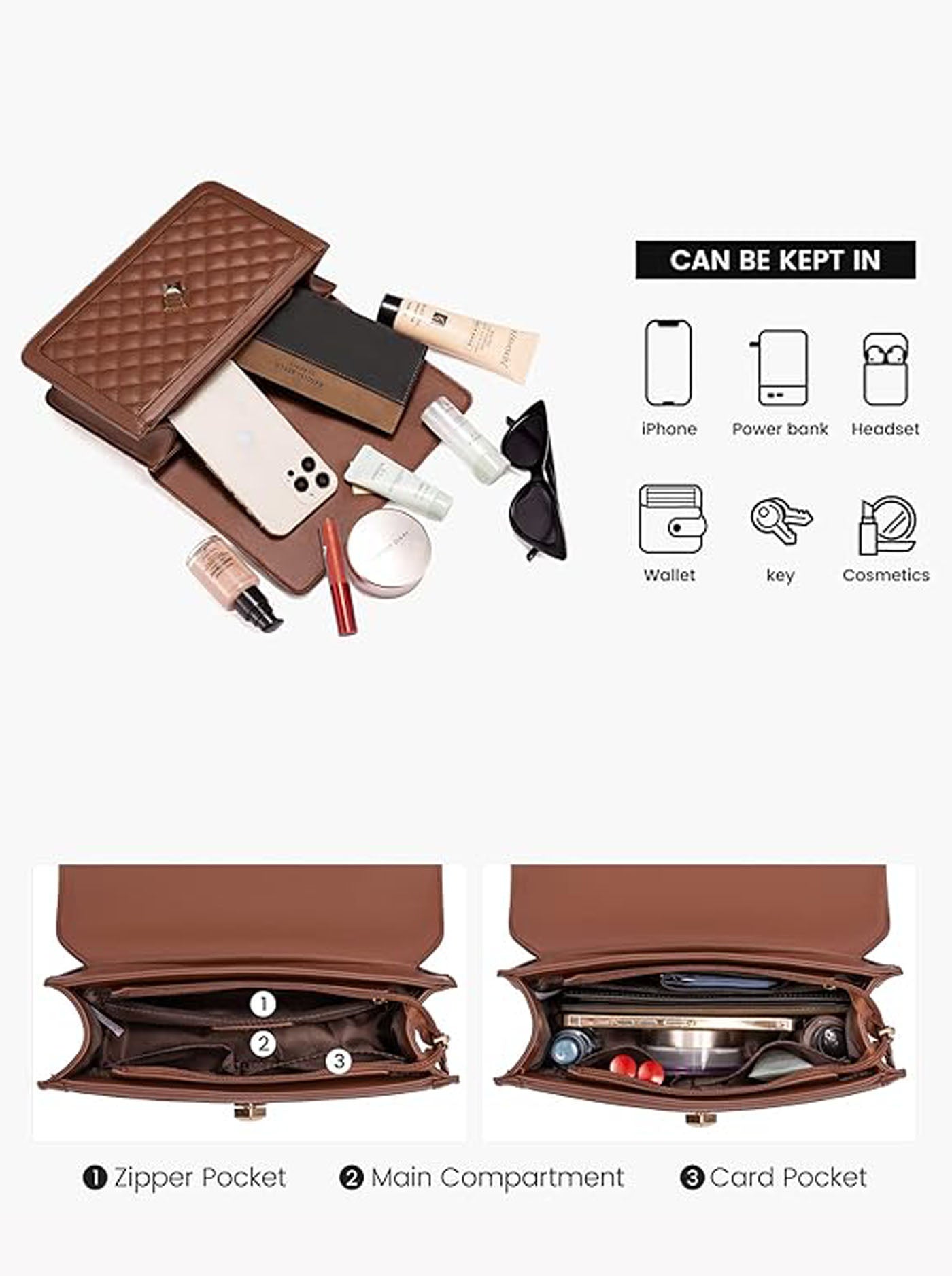 Sac bandoulière Fondant