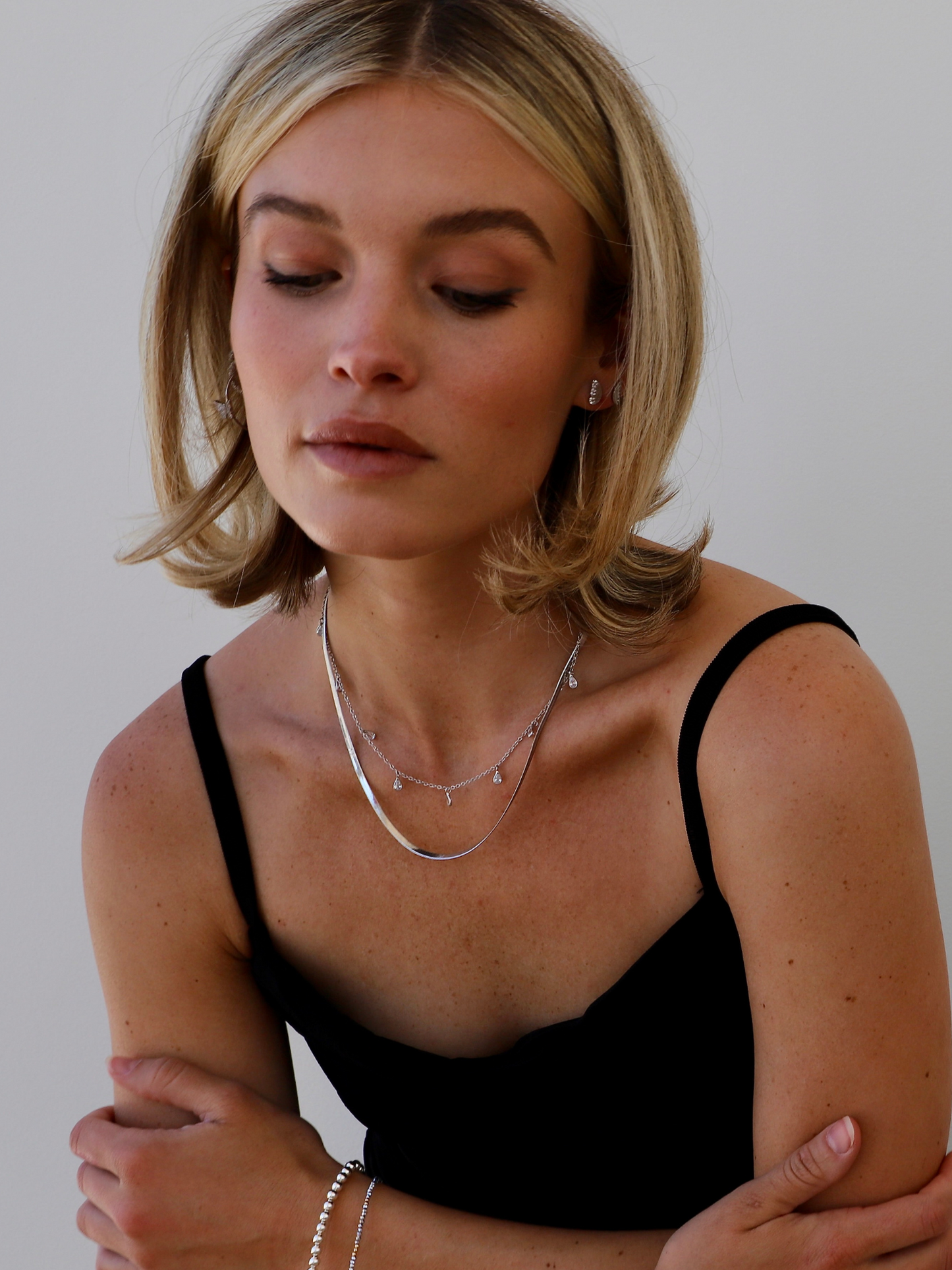 COLLIER CHAÎNE À CHEVRONS