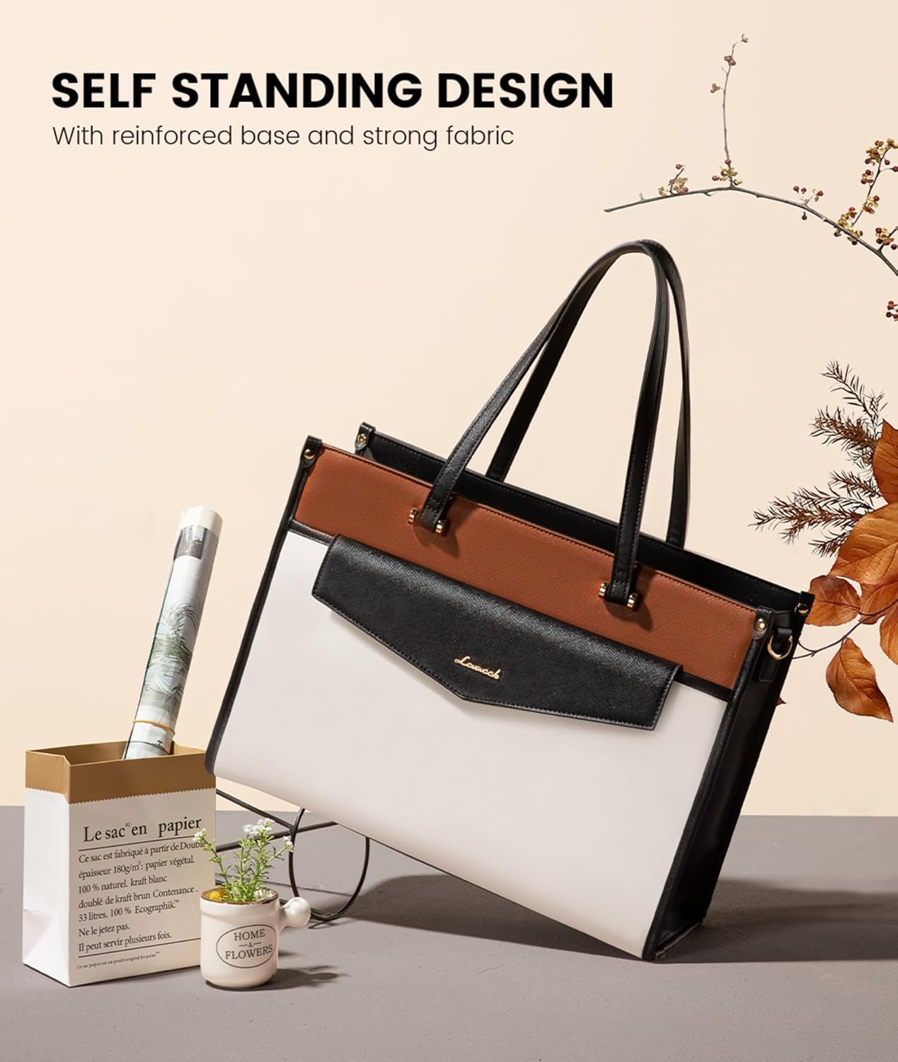 Sac fourre-tout 2 en 1 pour ordinateur portable, 15,6" et 17,3"