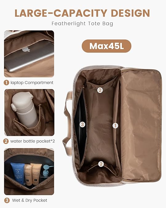 Lot de 2 sacs de voyage, 45 L (disponibles uniquement aux États-Unis)