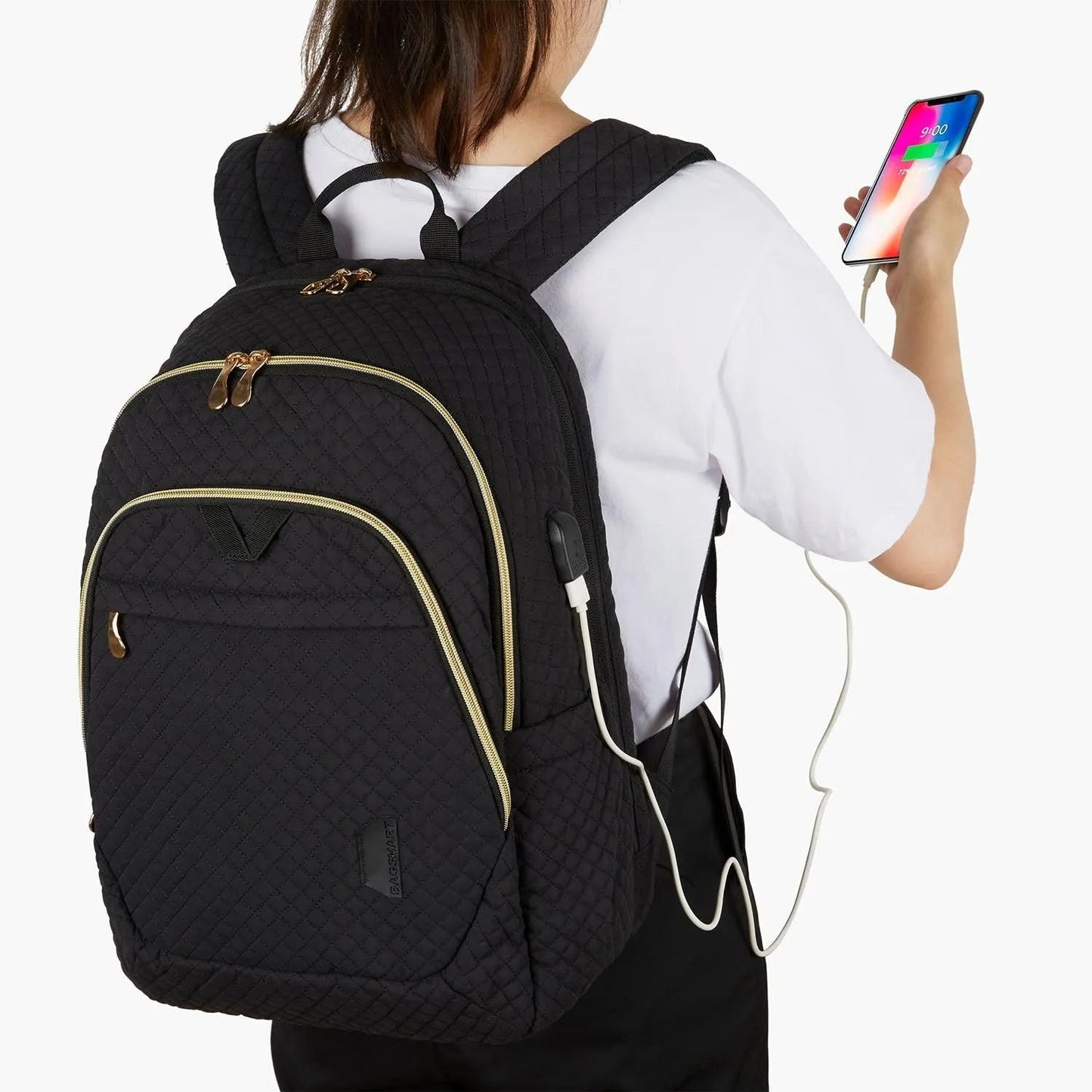 Sacs à dos pour ordinateur portable 15,6 pouces Bonchemin