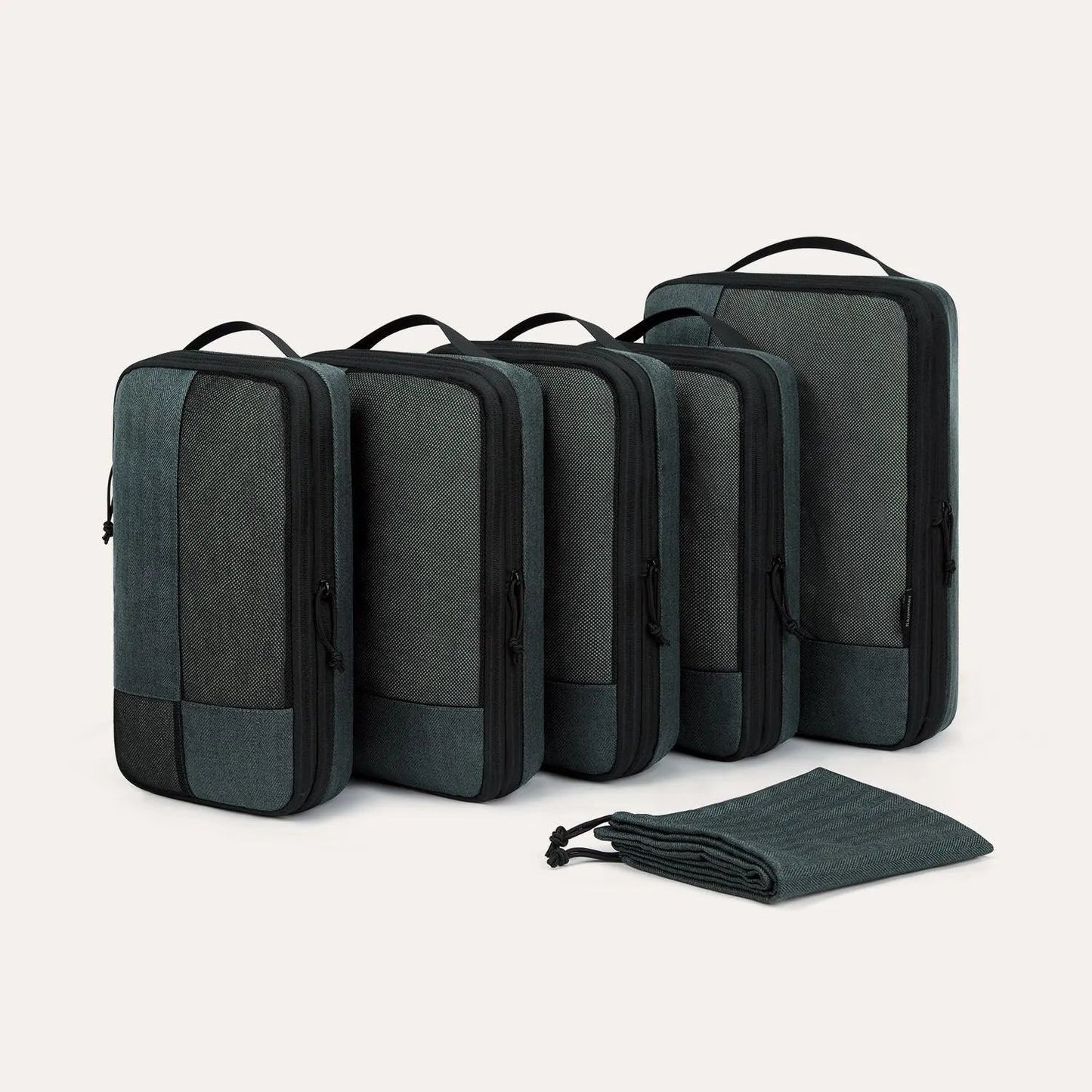 Lot de 6 cubes de compression pour valises