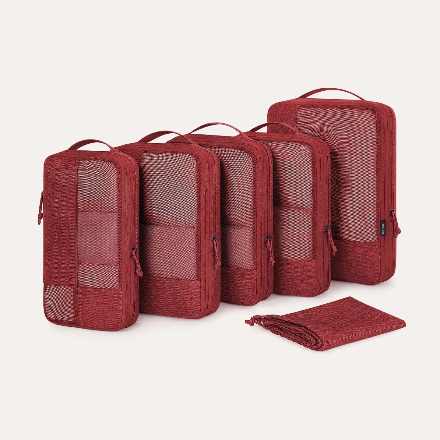 Lot de 6 cubes de compression pour valises