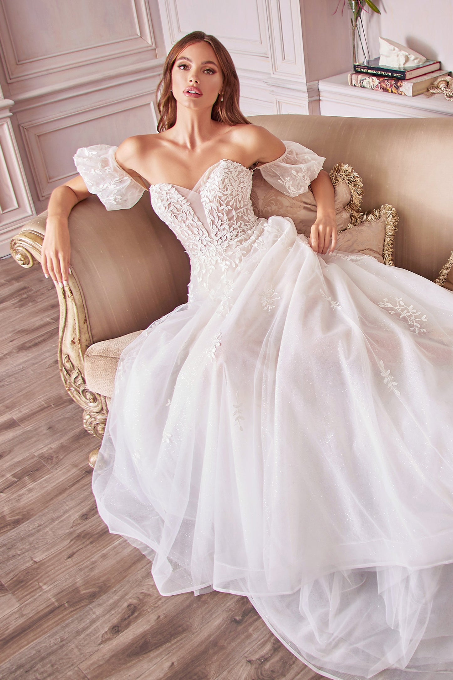 A1014 - ROBE DE MARIÉE EN SAULE - Andrea & Leo
