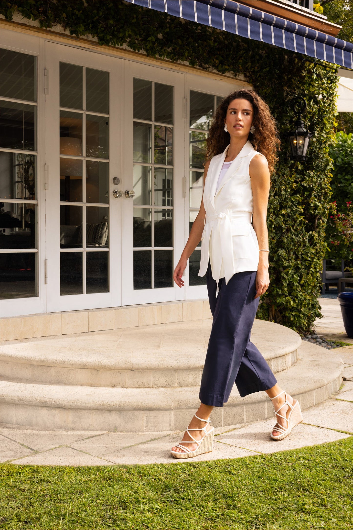 Ivanna Stretch Cropped Flare Pant