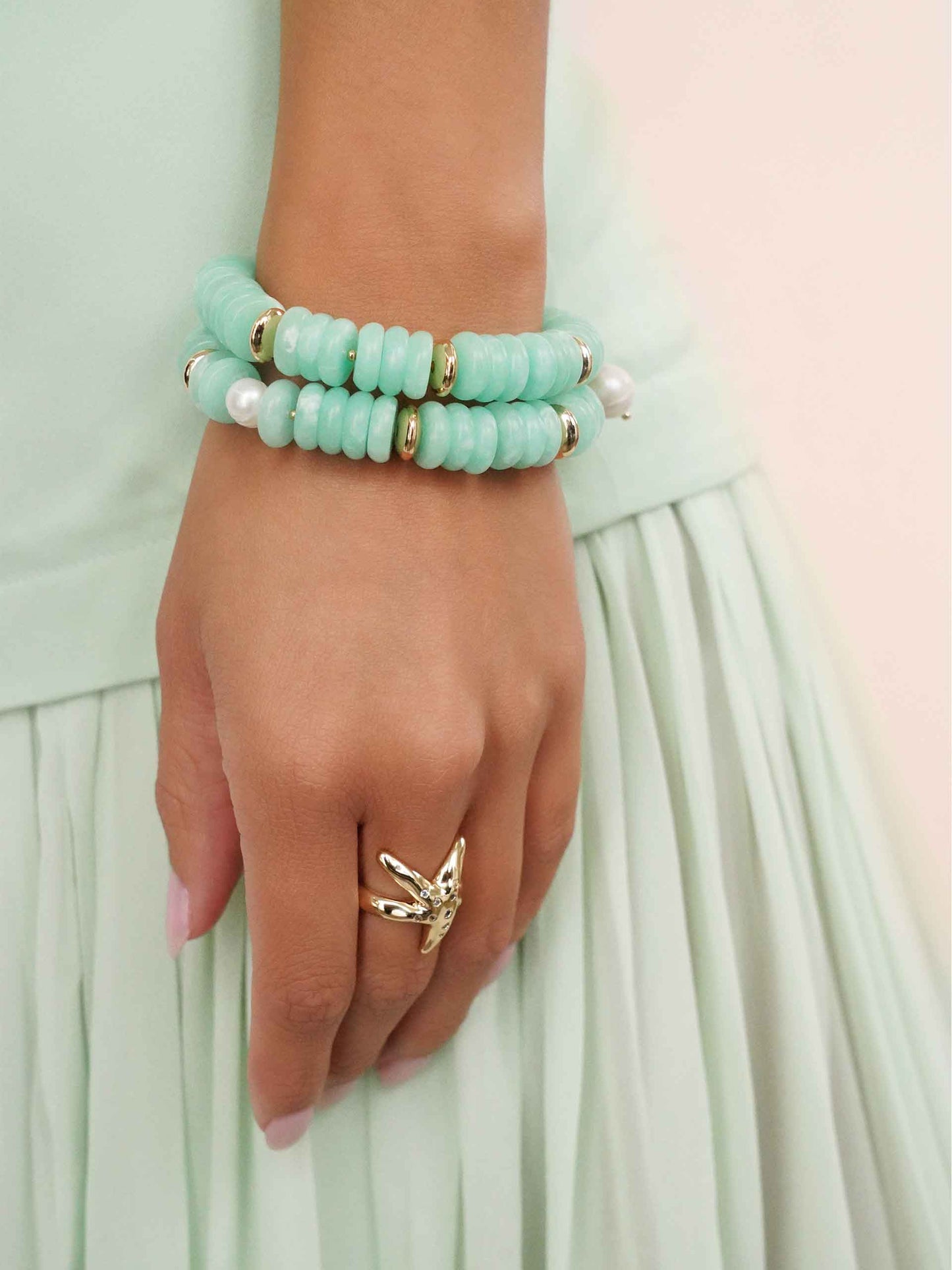 Ensemble de bracelets extensibles Saint Tropez