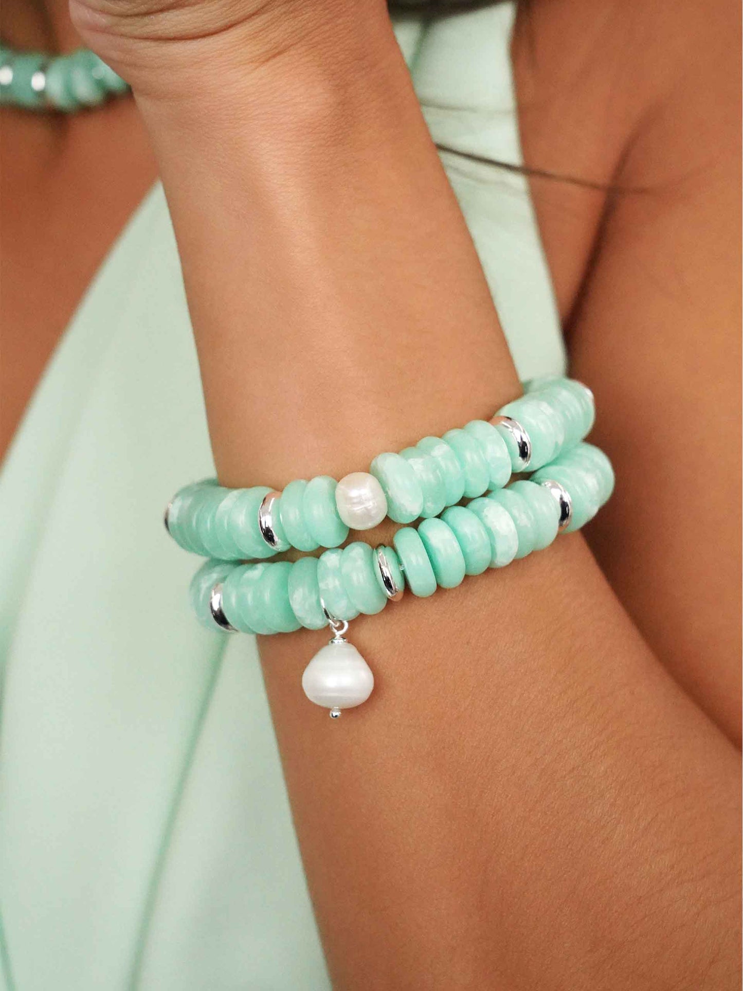 Ensemble de bracelets extensibles Saint Tropez