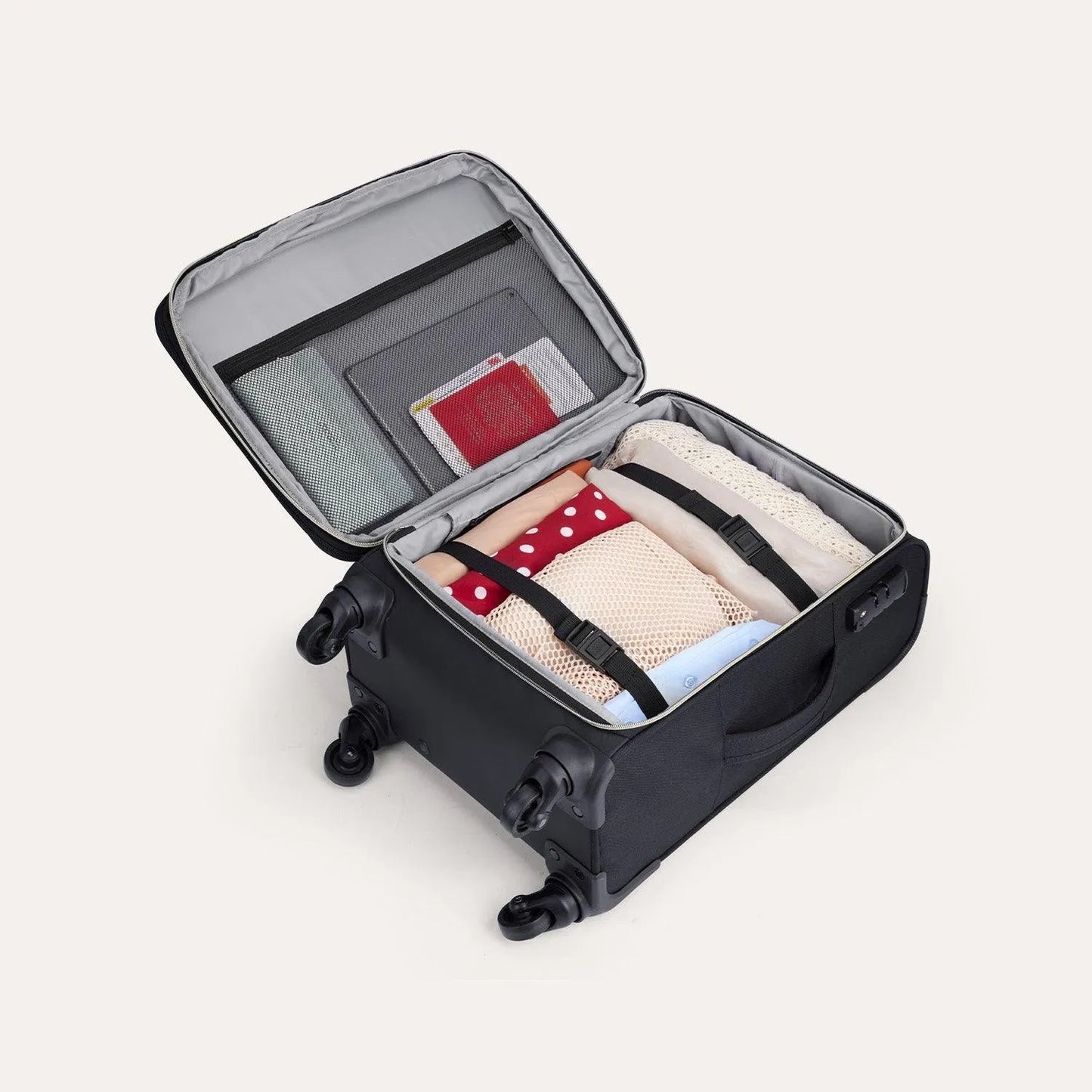 Valise de voyage et d'affaires matelassée Bonchemin de 20 pouces