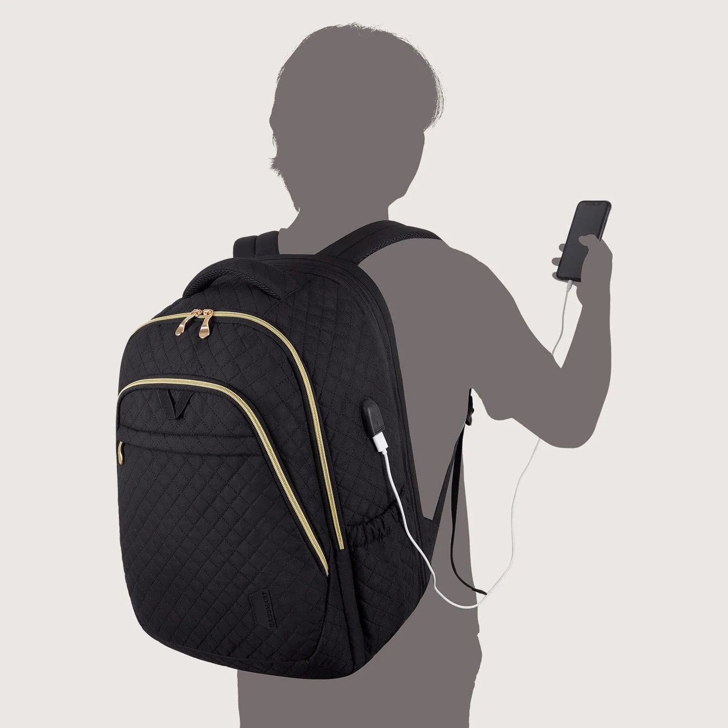 Sacs à dos pour ordinateur portable 15,6 pouces Bonchemin