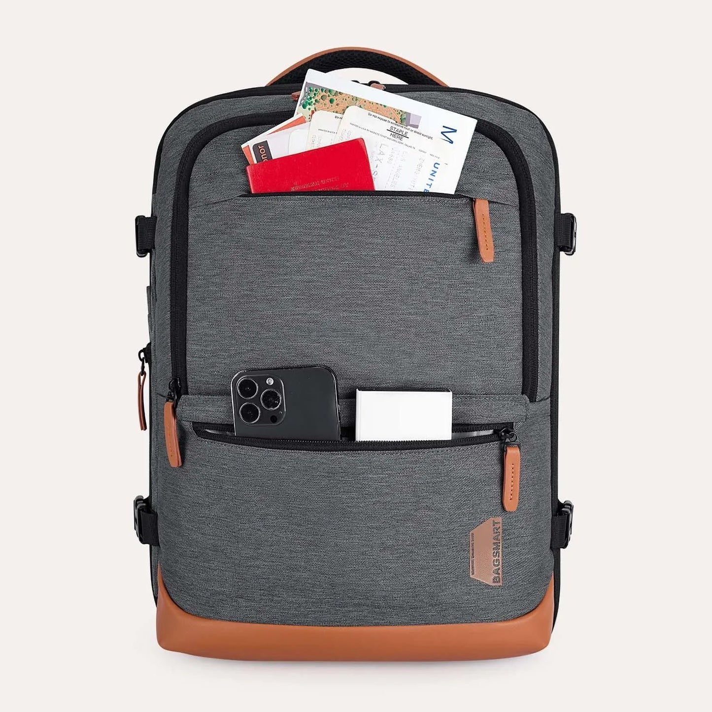 Sac à dos de voyage extensible Falco 40 L, approuvé par les compagnies aériennes