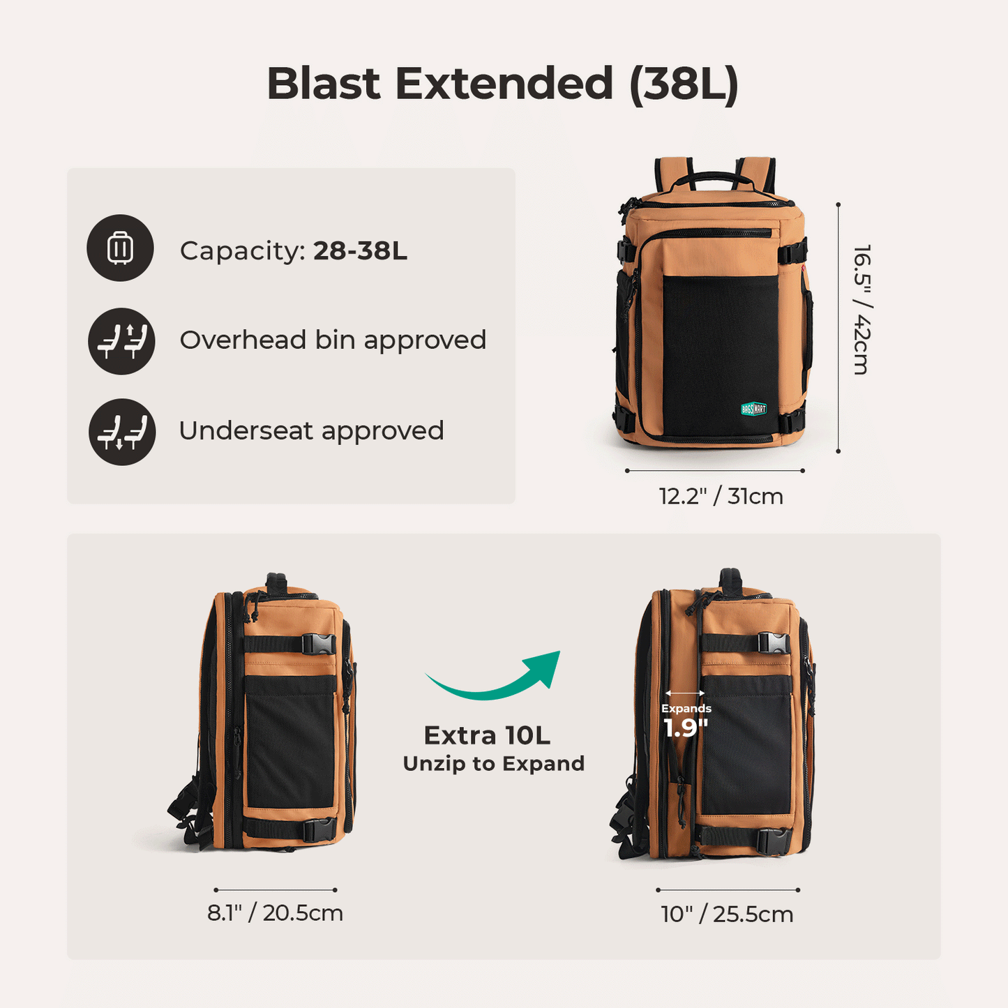 Sac à dos de voyage Blast Mesh