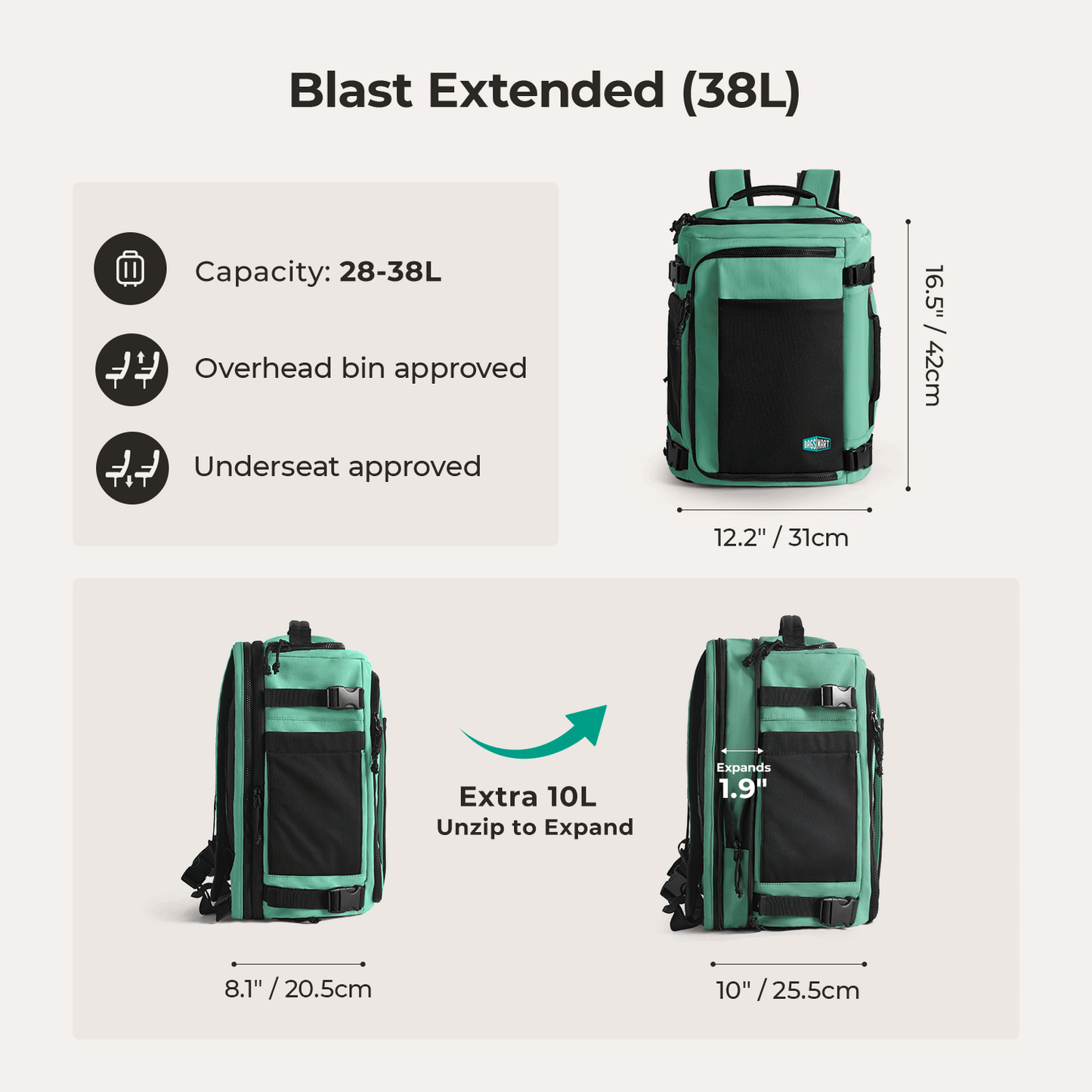 Sac à dos de voyage Blast Mesh