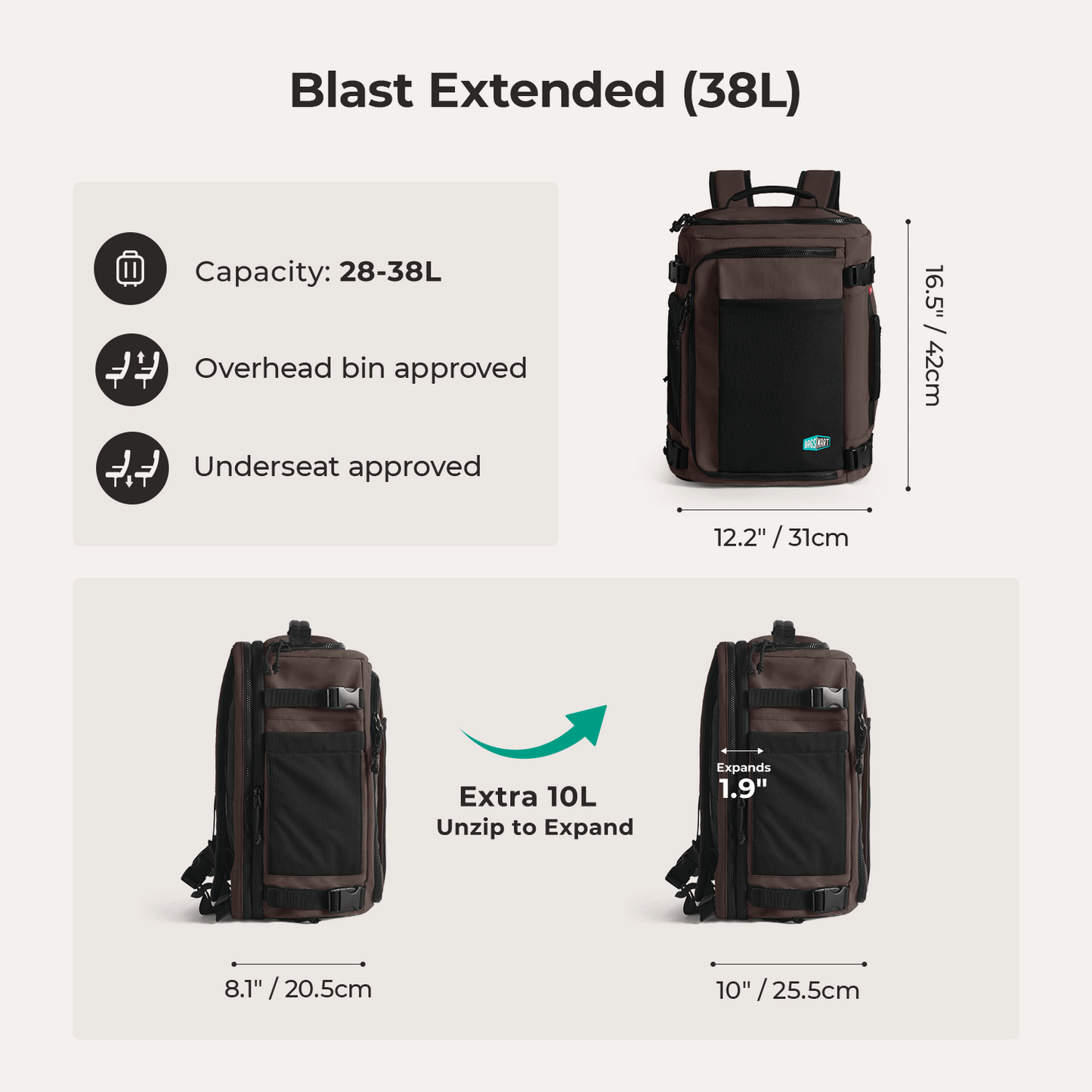 Sac à dos de voyage Blast Mesh