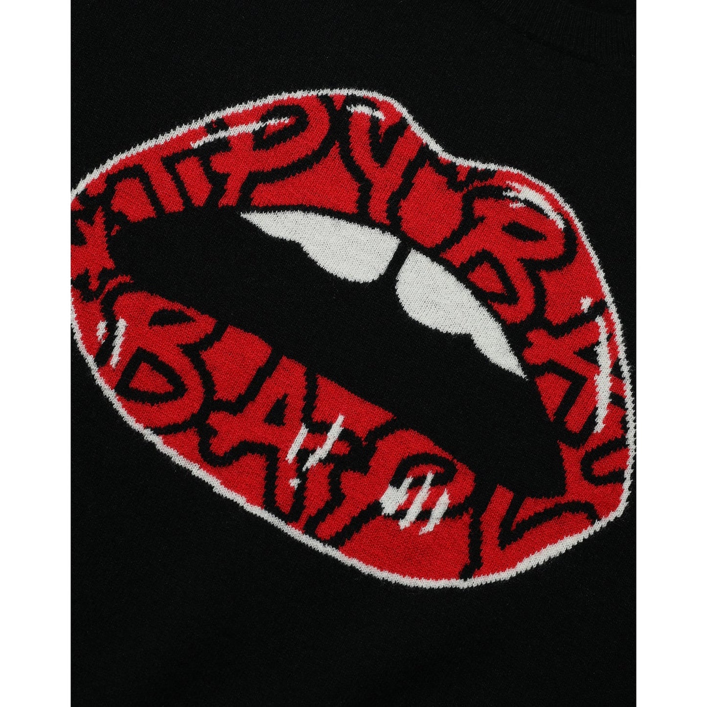 BAPY X MARKUS LUPFER KNIT BABY LIP DAMES