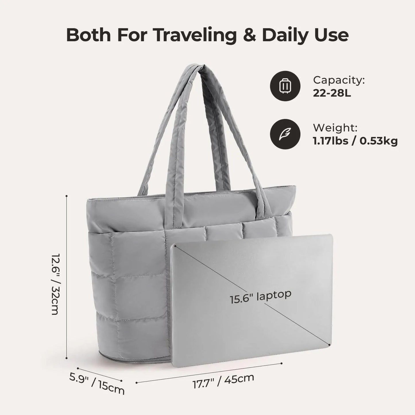 Sac fourre-tout de voyage extensible Bubble 22L-28L