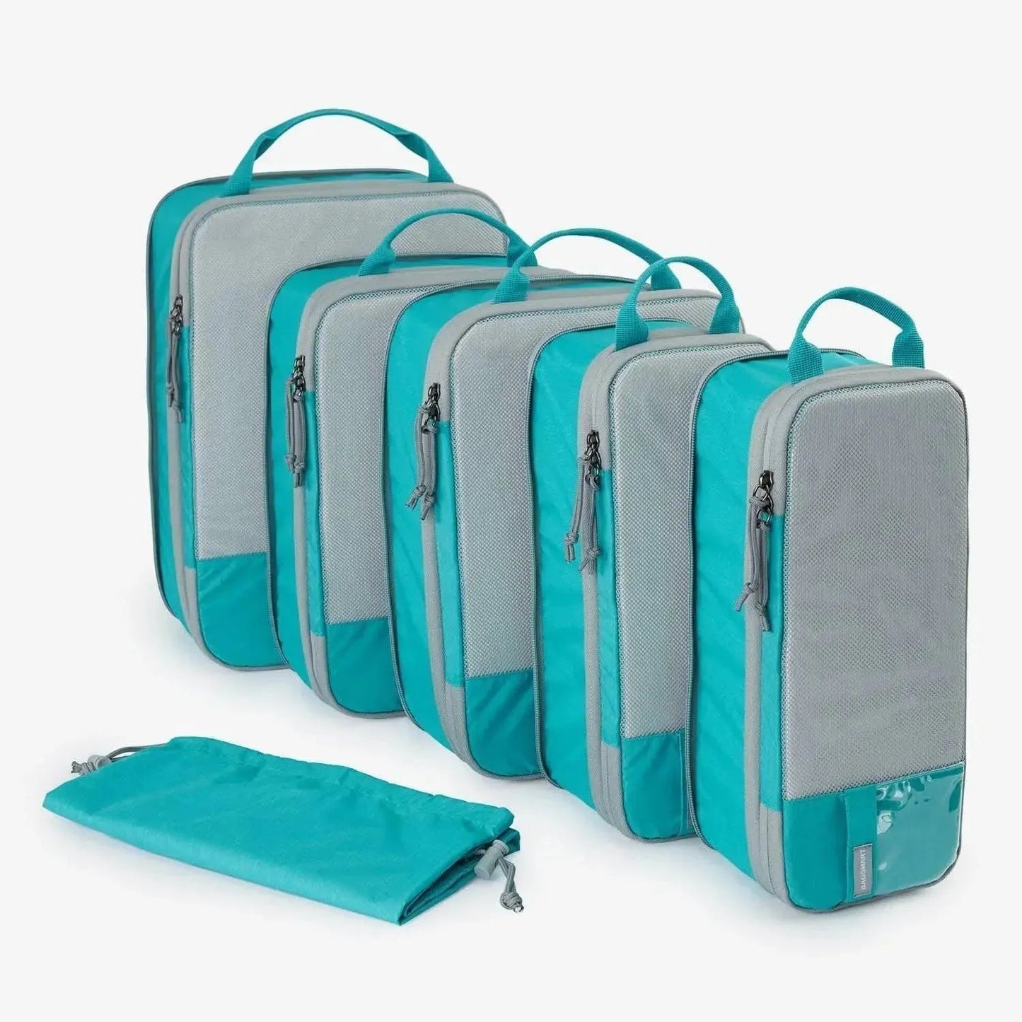 Cubes de compression faisant partie du kit de voyage Faro