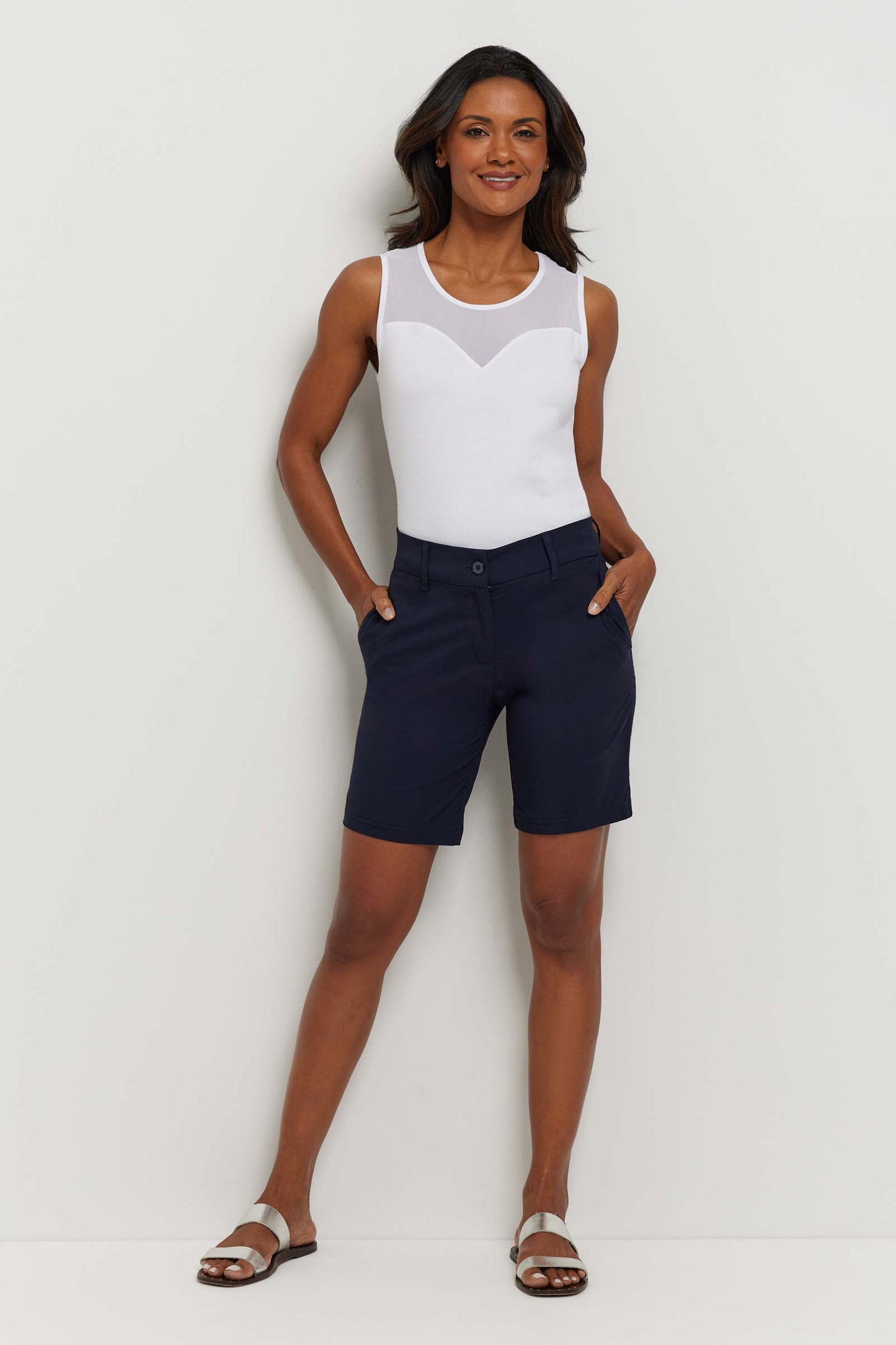 Breck Ultra Light Short in Navy