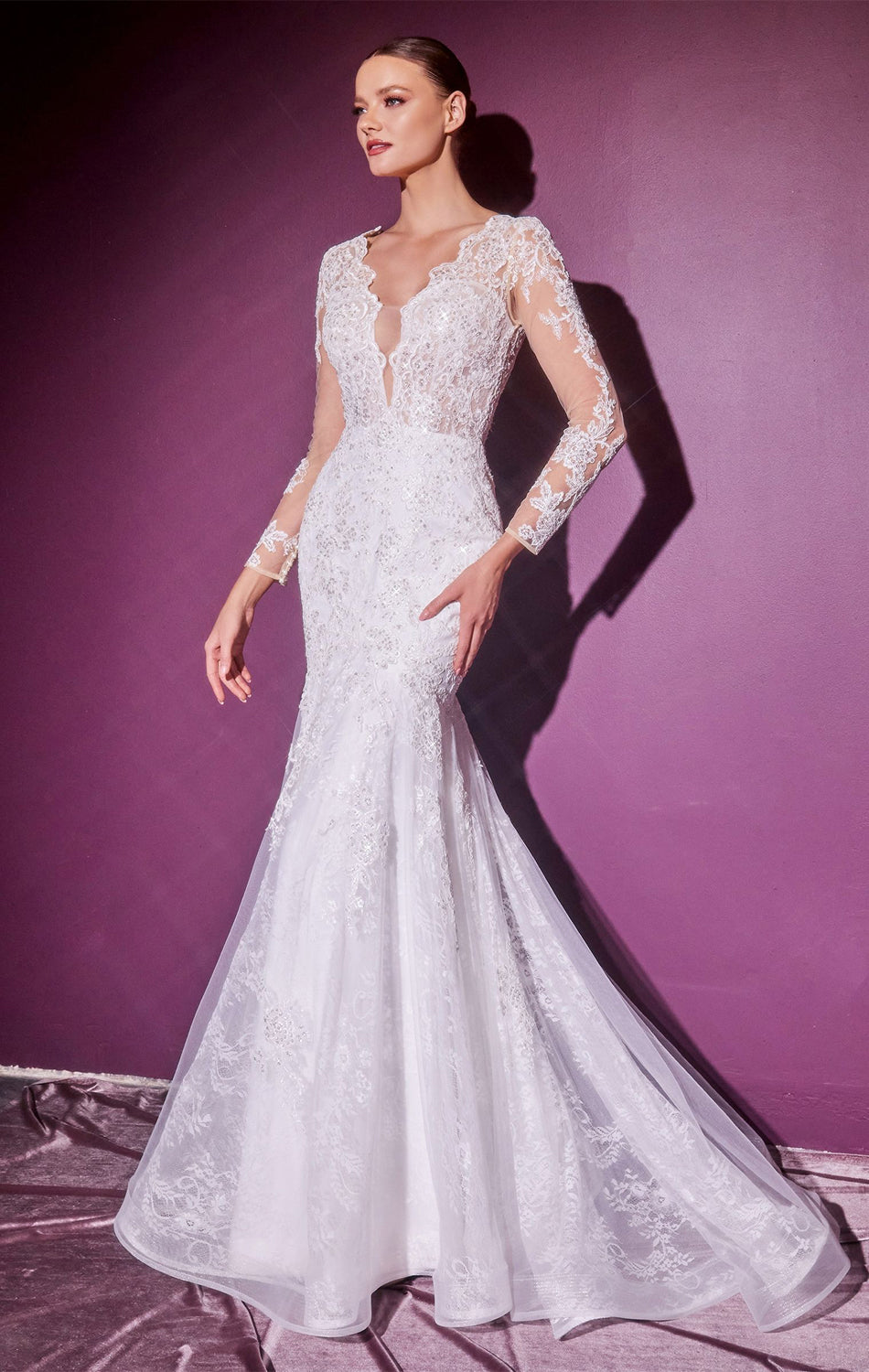 LILIBET-KLEID – BRAUTKLEID IM MEERJUNGFRAUEN-STIL MIT MEHREREN SPITZEN