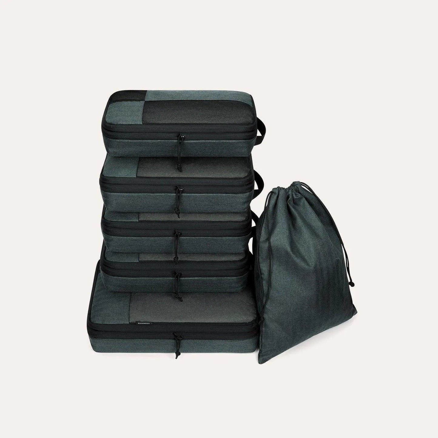 Lot de 6 cubes de compression pour valises