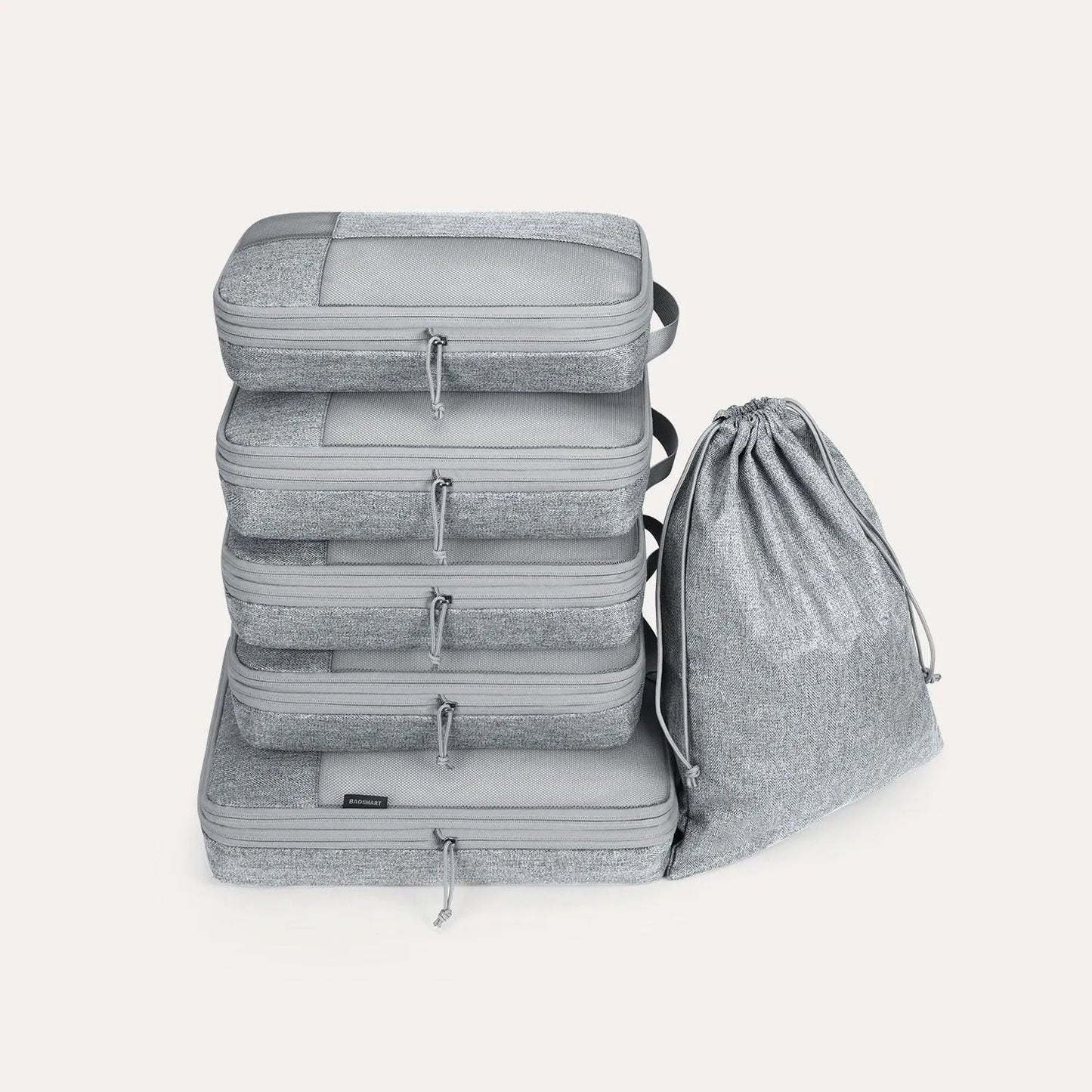 Lot de 6 cubes de compression pour valises