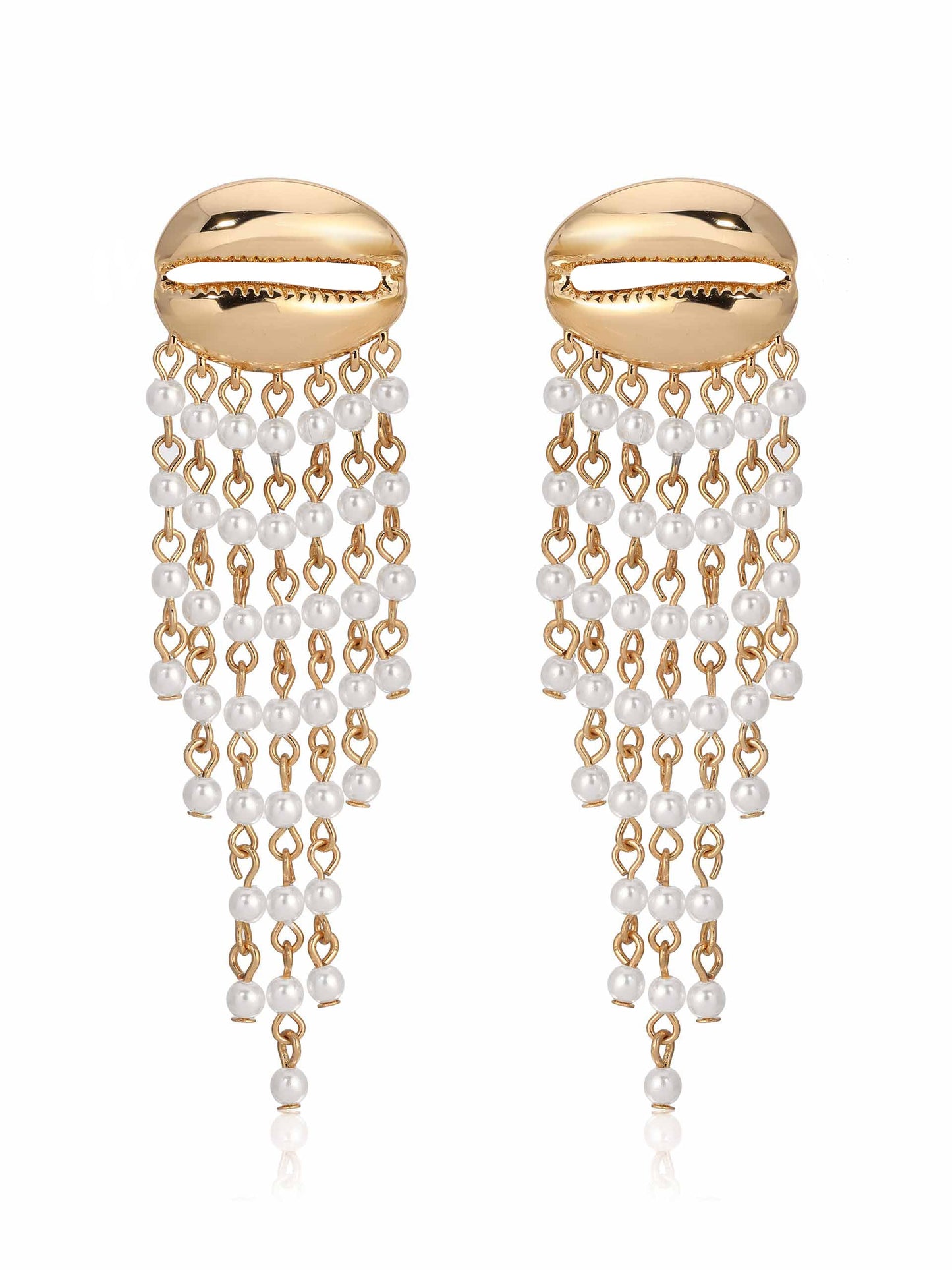 Mykonos Shell Dangle Earrings