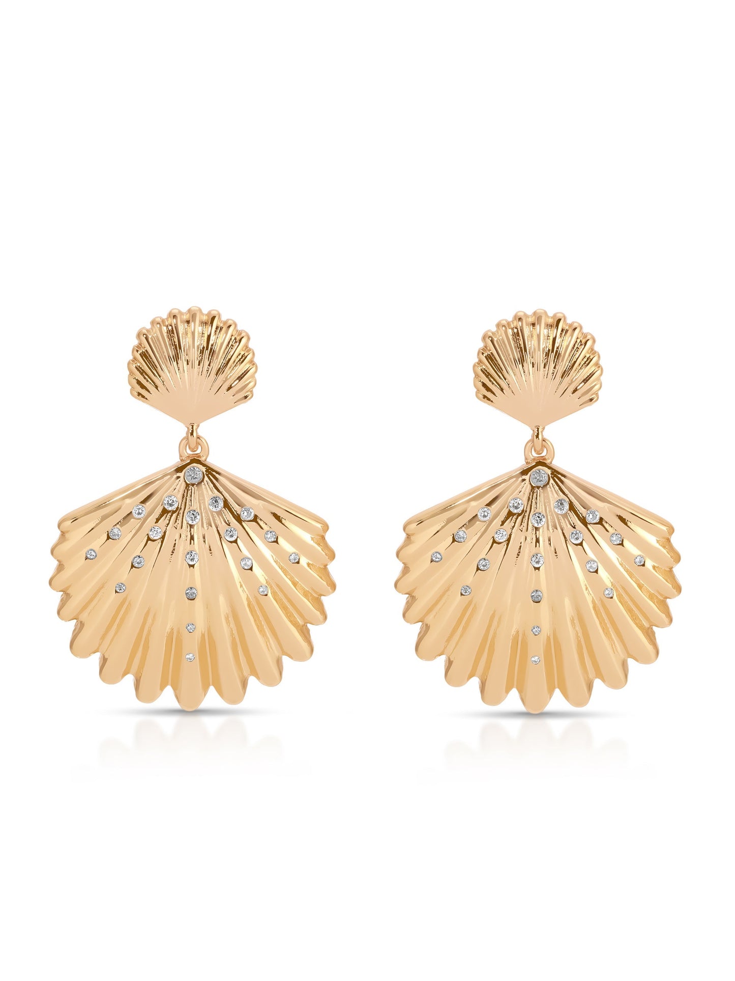 Sun-drenched Shell Earrings