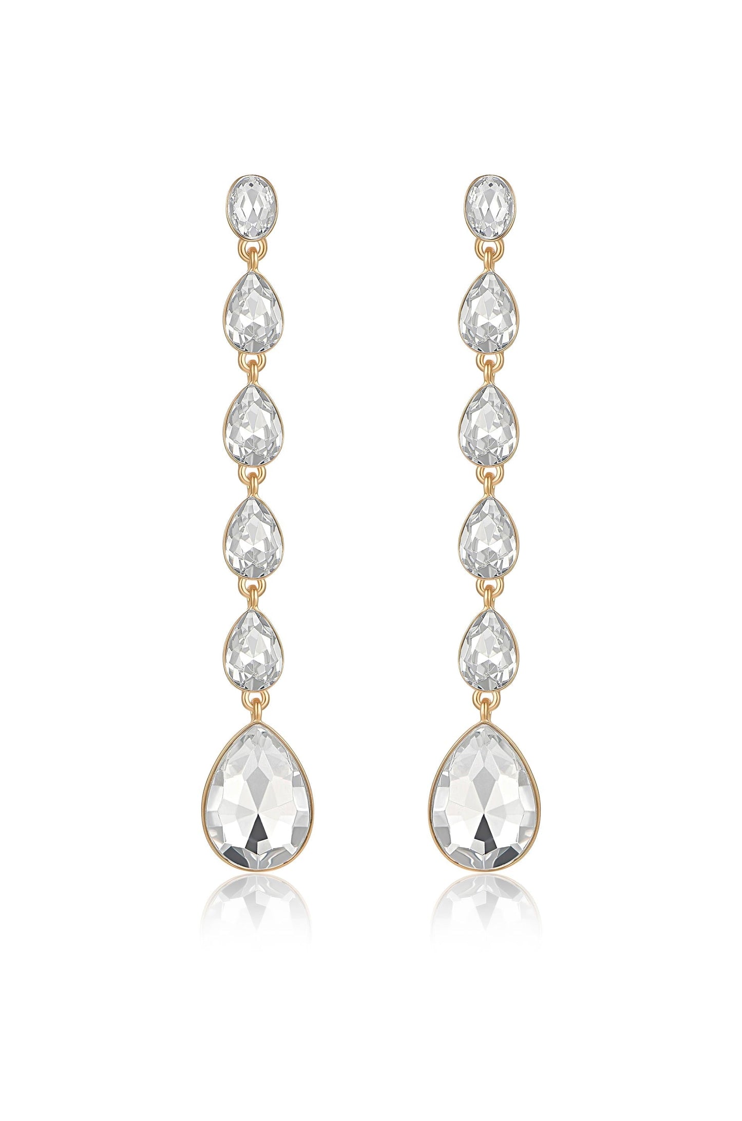 Crystallized Drop Earrings