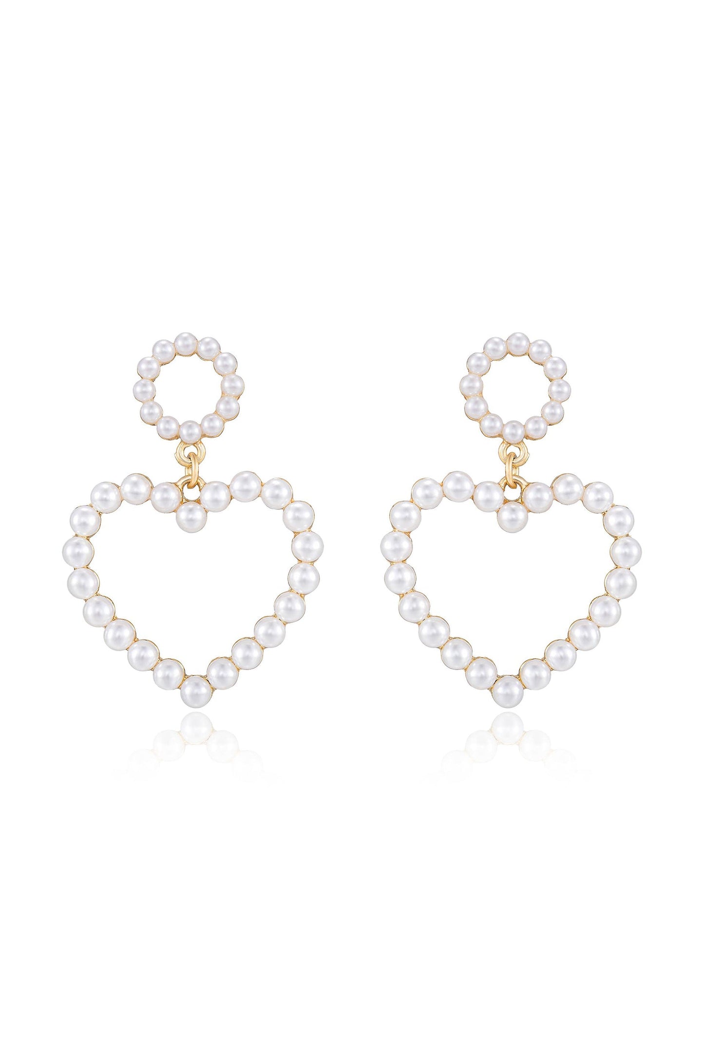 Loving Pearl Heart & Earrings