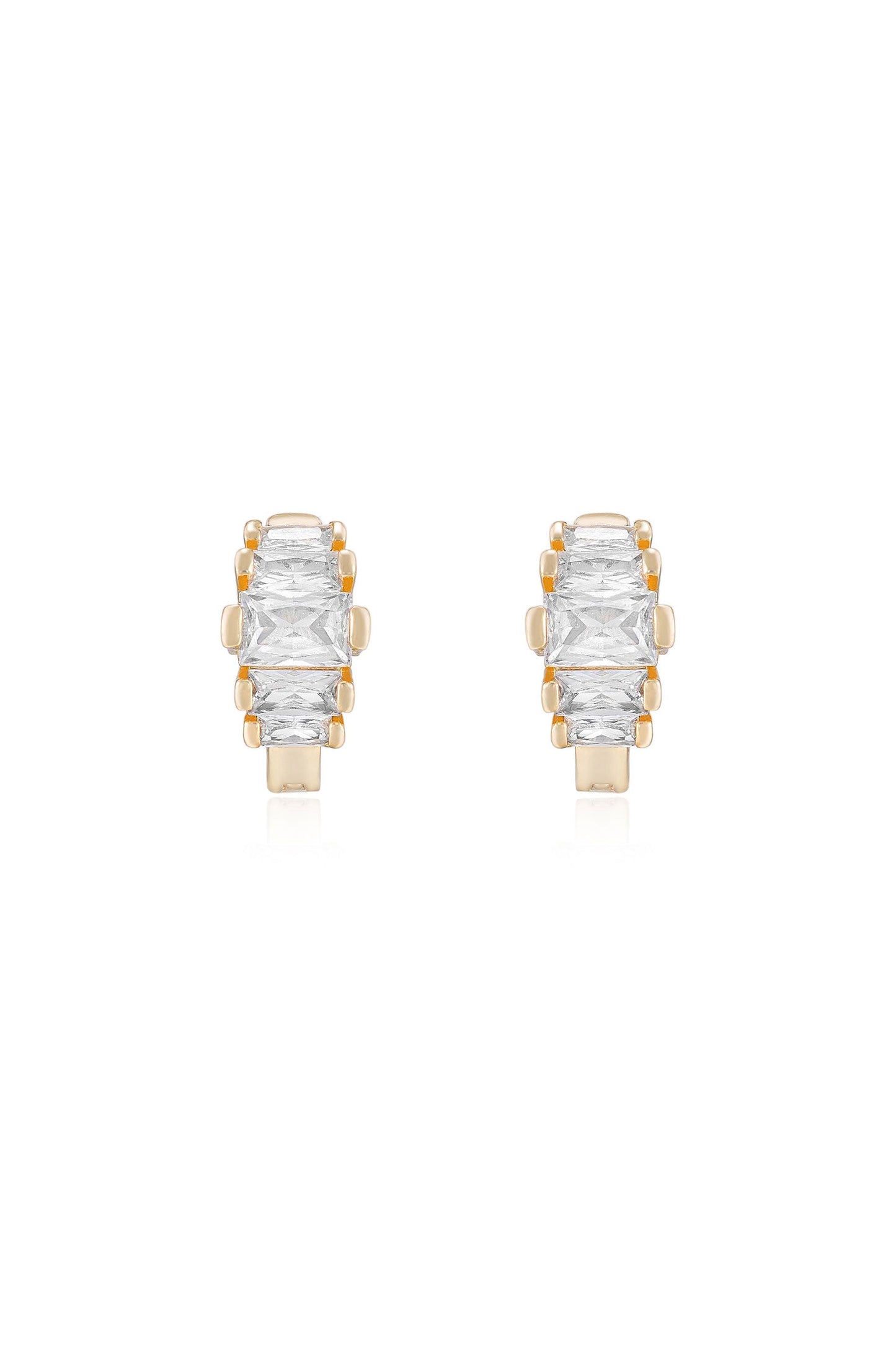 Diamond Shine Mini Hoop Earrings