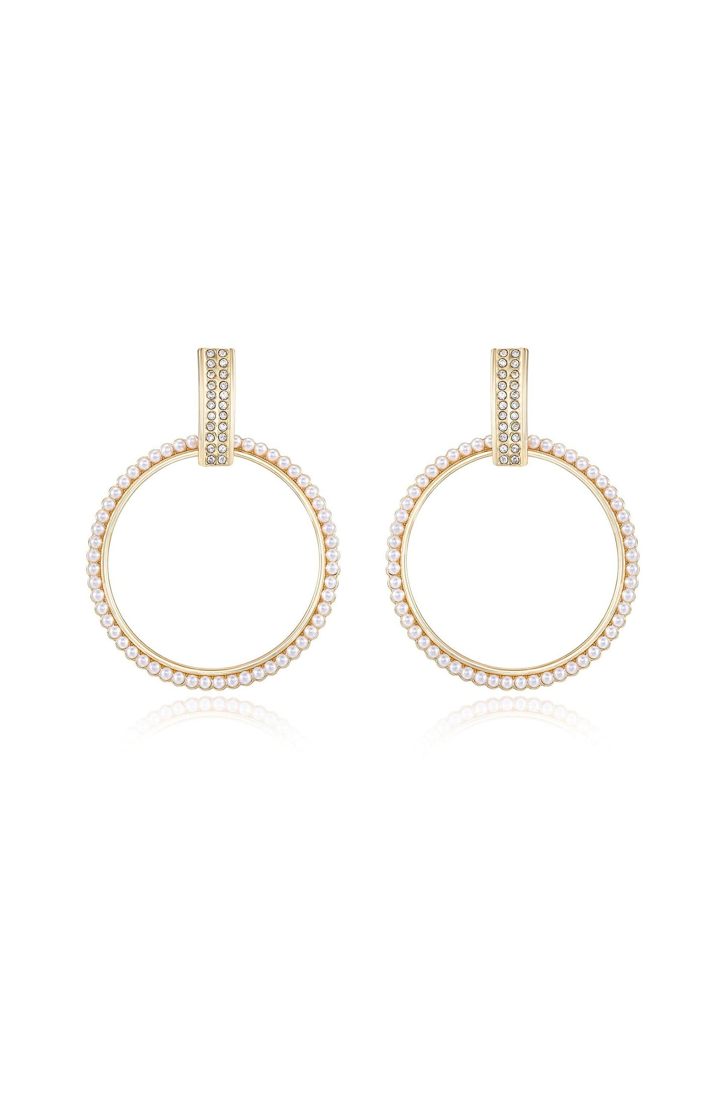 Classic Crystal Round Earrings
