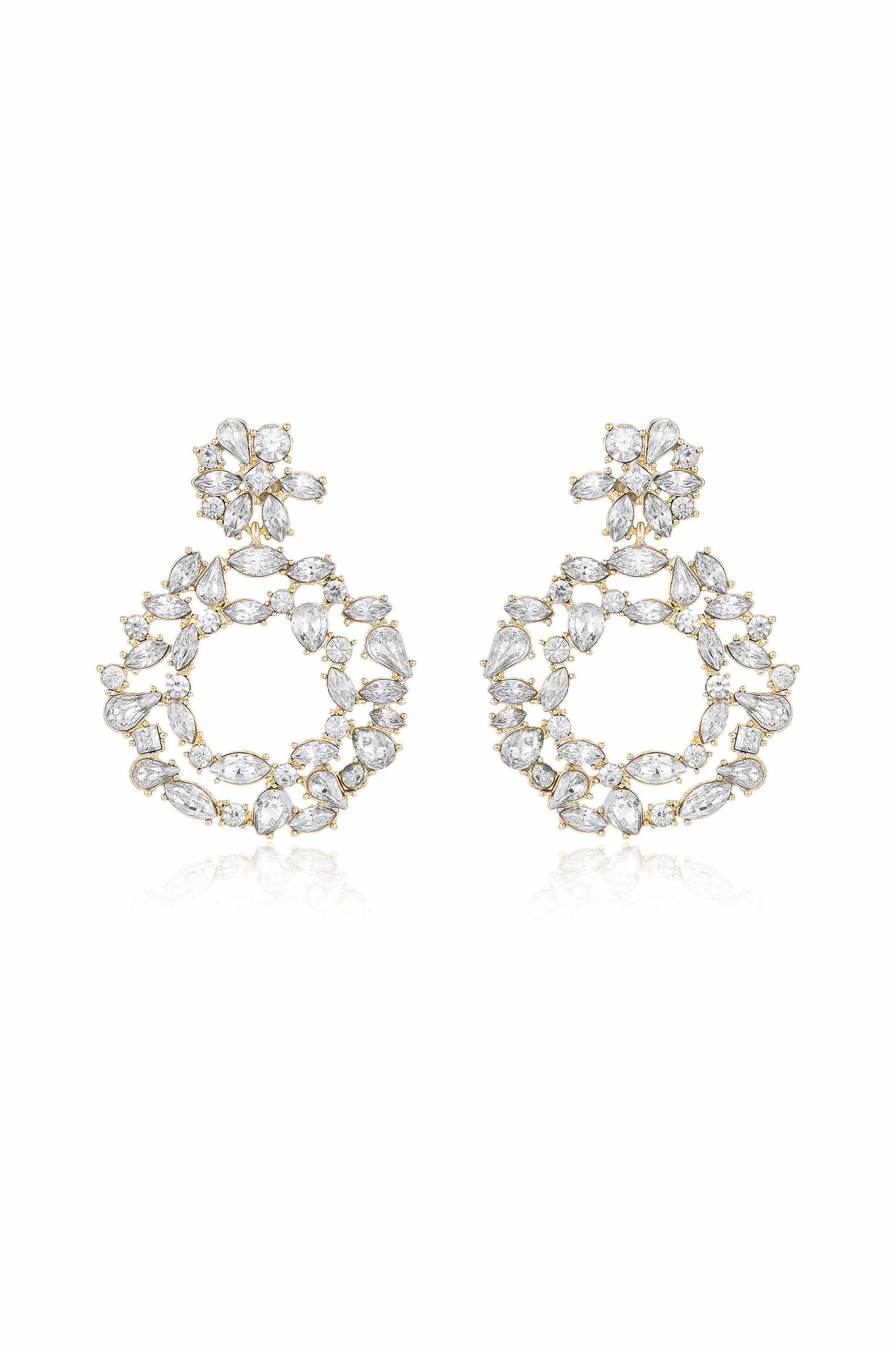 Crystal Bouquet Earrings