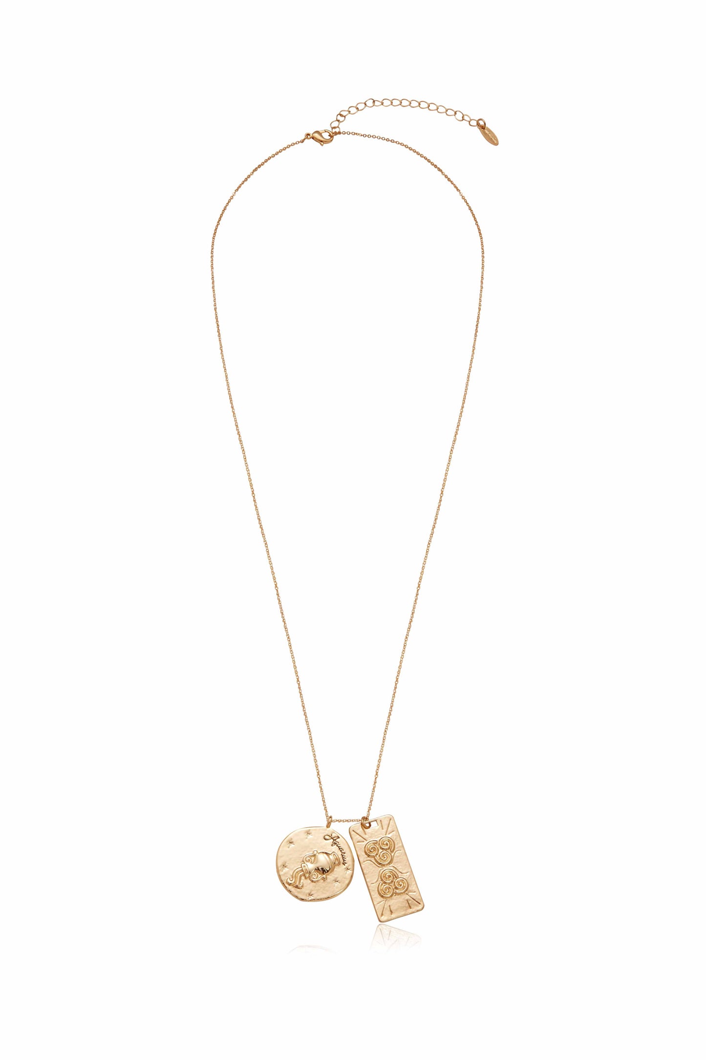 Collier double médaillon du zodiaque