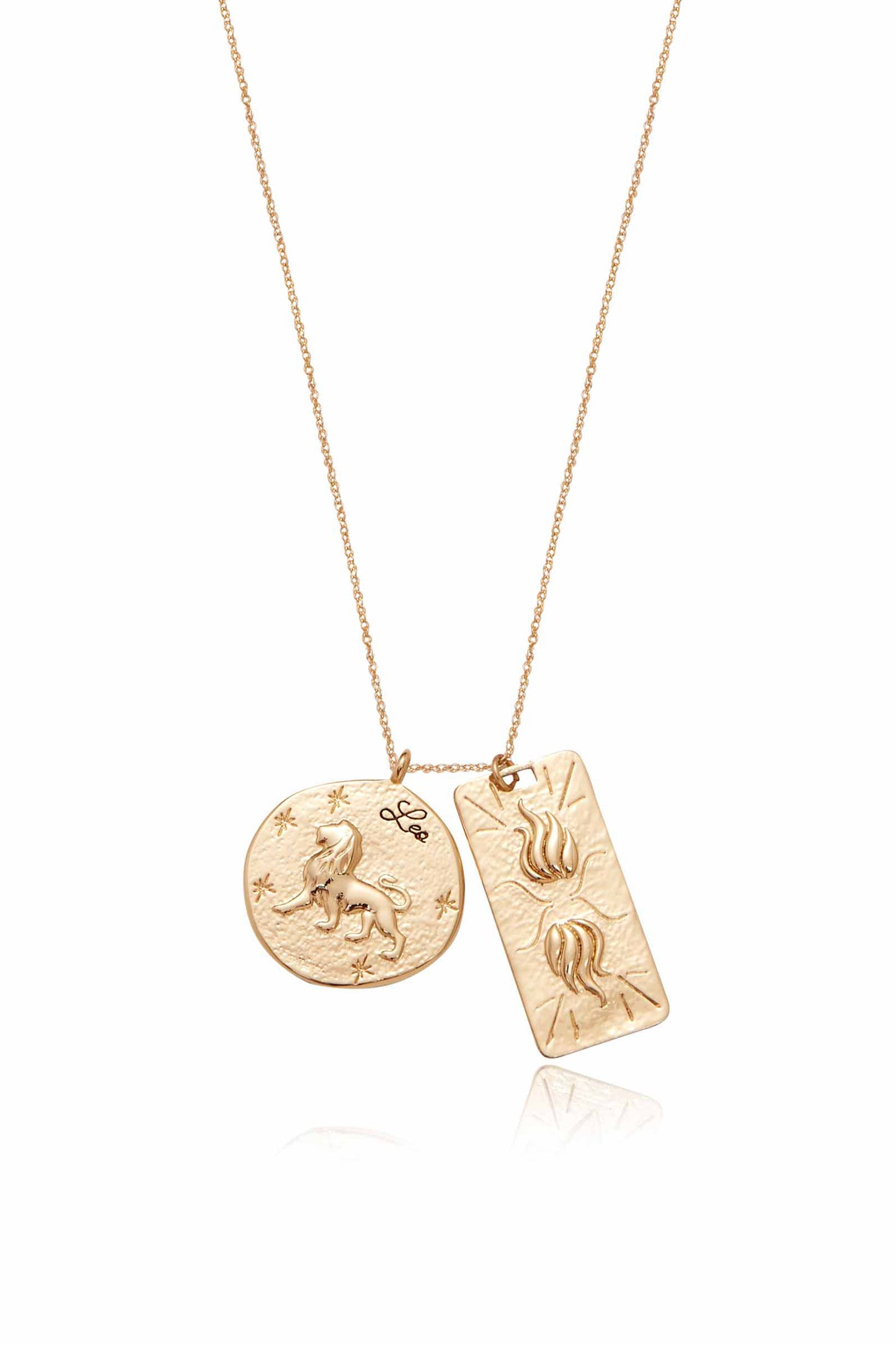 Collier double médaillon du zodiaque