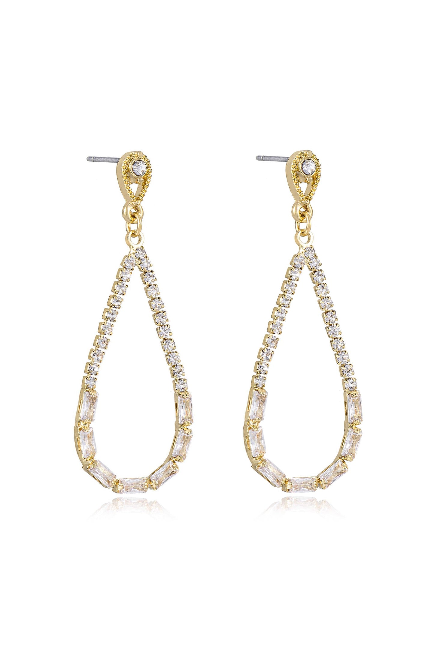 Angels City Drop Crystal Earrings