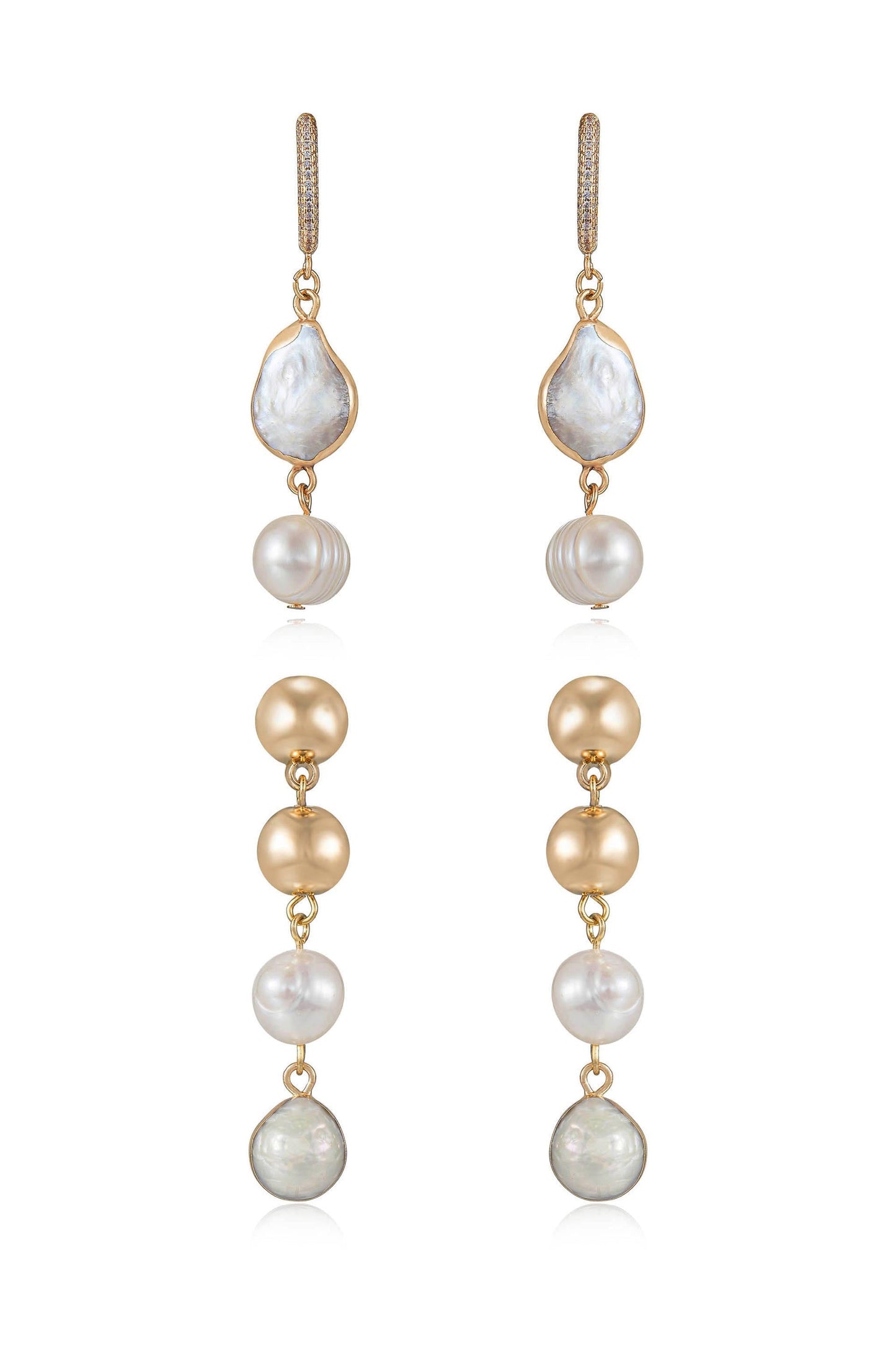 Duchess Pearl and Dangle Earrings