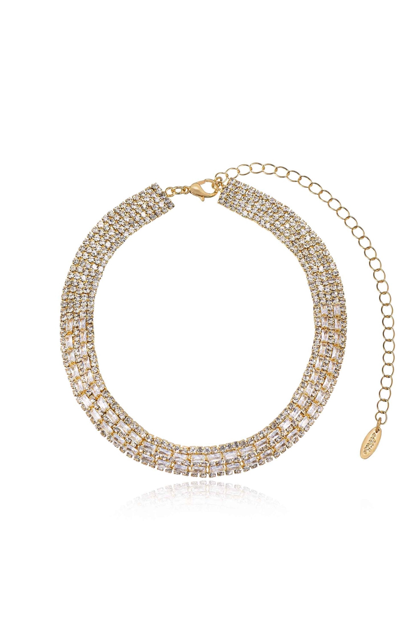 Collier ras du cou en cristal Glitz and Glam