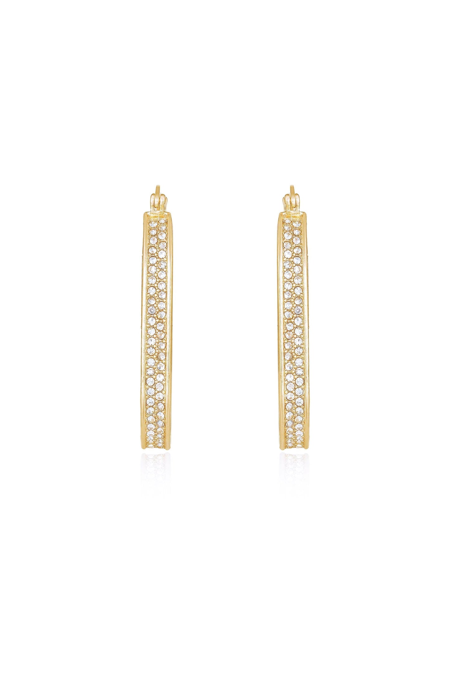 Crystal Spotlight Hoops